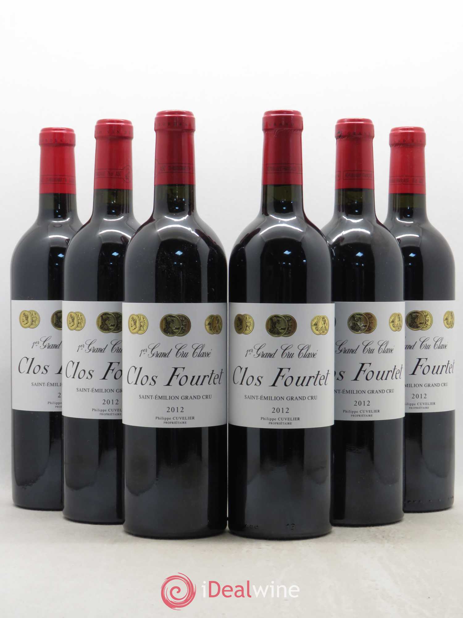 Clos Fourtet 1er Grand Cru Classé B 2012 - Lot de 6 bouteilles - 0