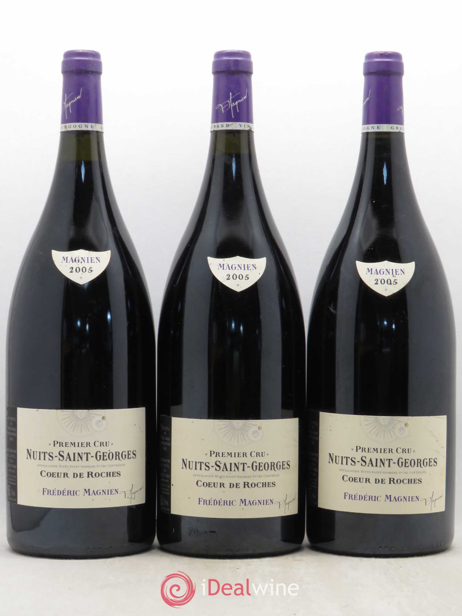 Nuits-Saint-Georges 1er Cru Coeur de Roches Frédéric Magnien 2005 - Lot de 3 magnums - 0