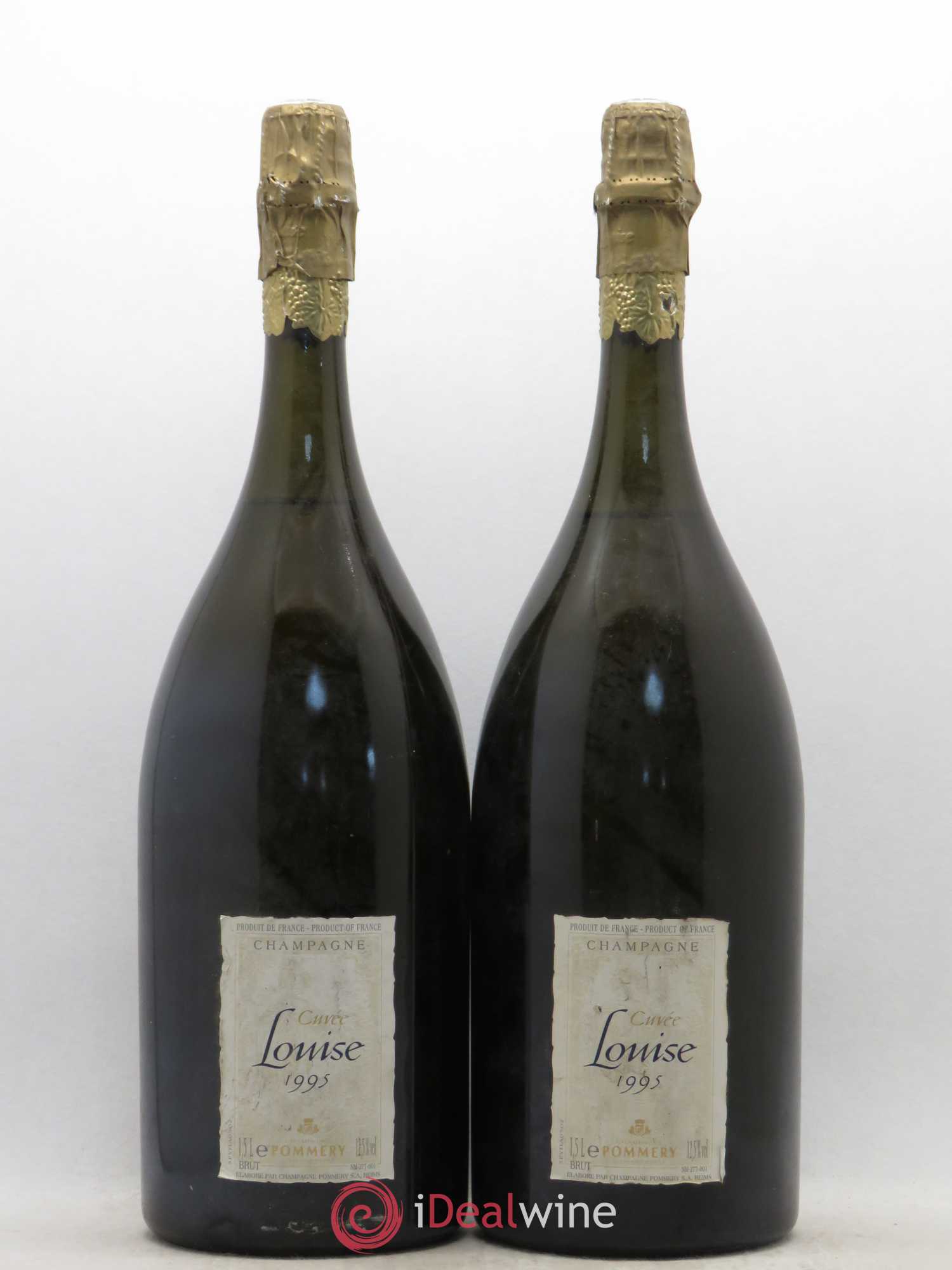 Cuvée Louise Pommery 1995 - Lot de 2 magnums - 0