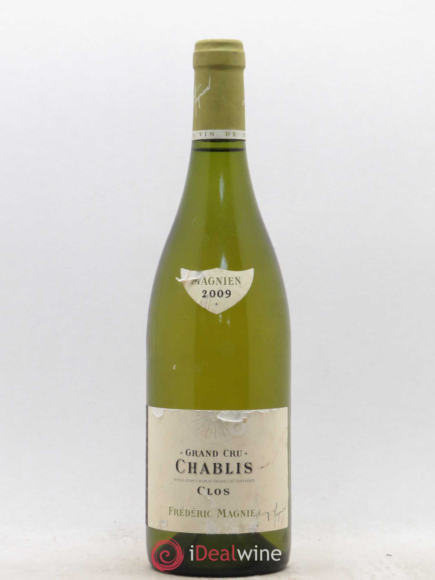 Chablis Grand Cru Clos Frédéric Magnien 2009 - Posten von 1 Flasche - 0