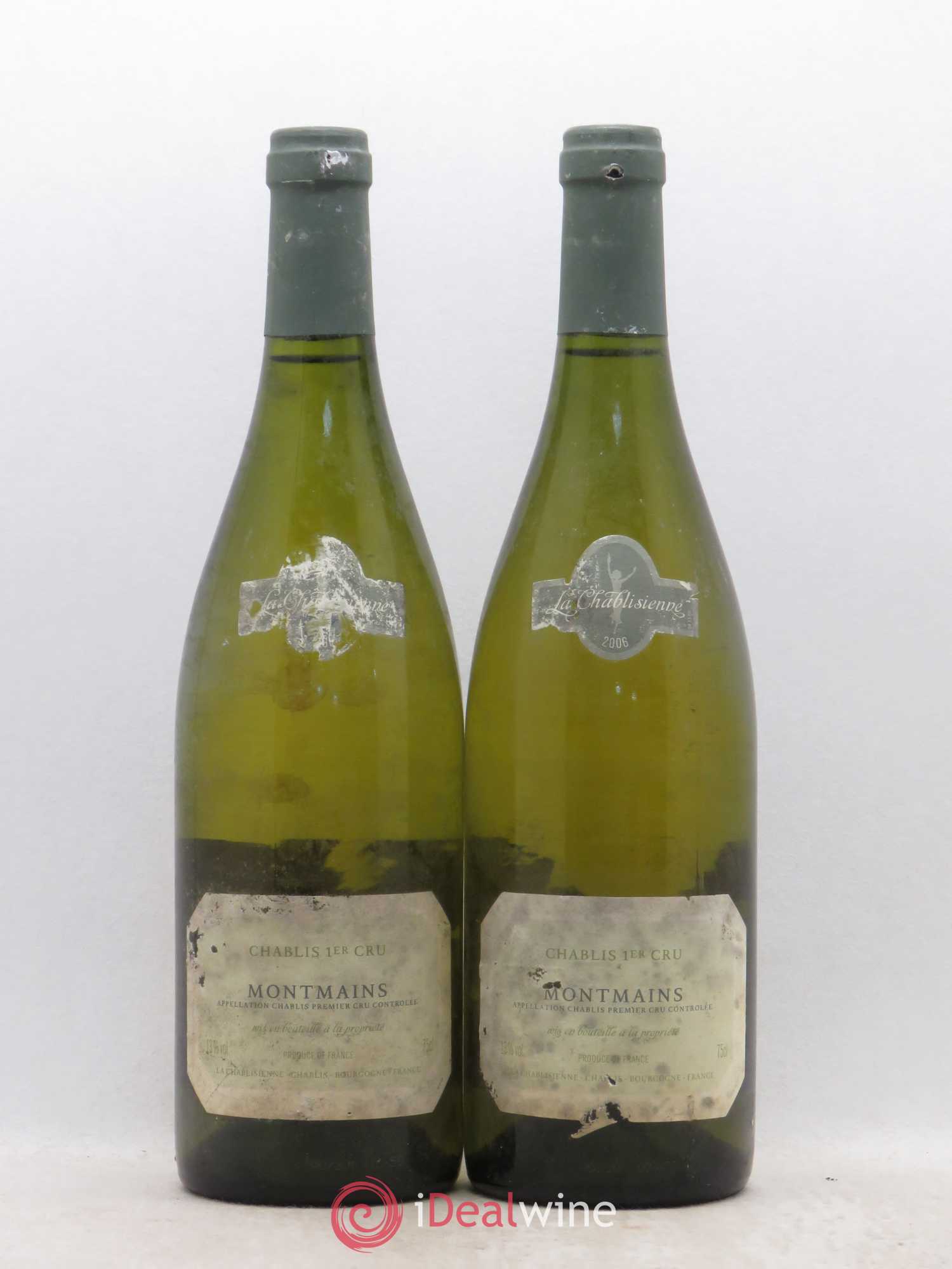 Chablis 1er Cru Montmains La Chablisienne 2006 - Posten von 2 Flaschen - 0