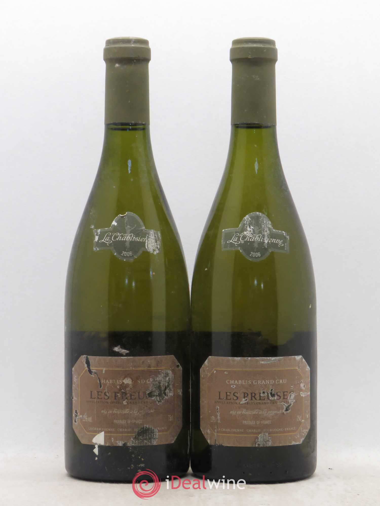 Chablis Grand Cru Les Preuses La Chablisienne 2006 - Lot de 2 bouteilles - 0