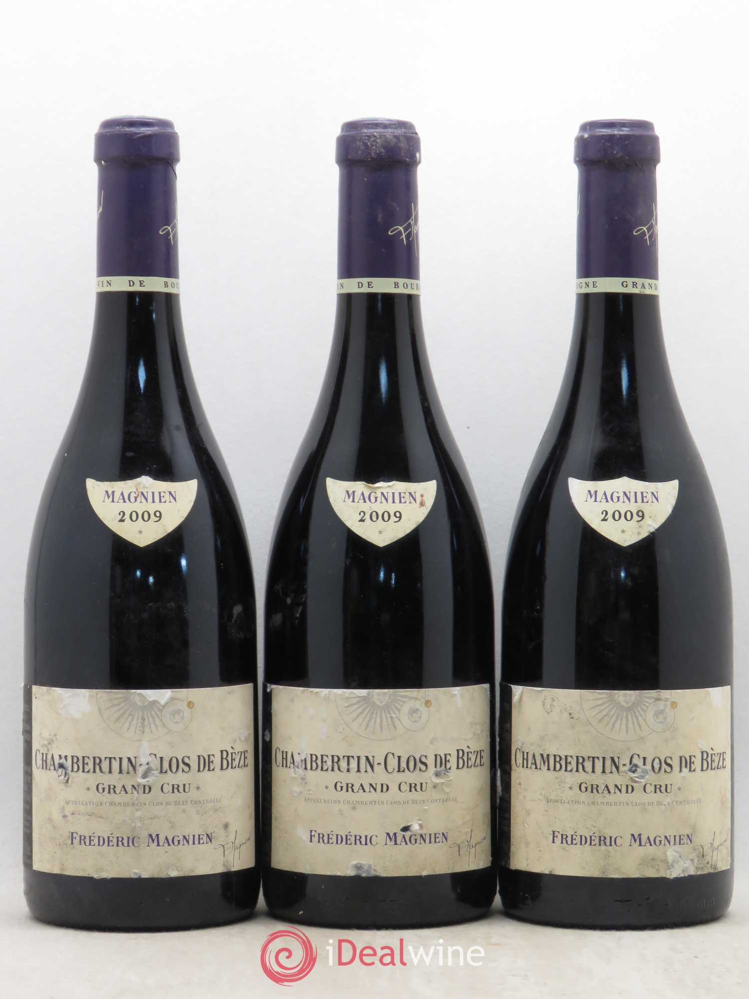 Chambertin Clos de Bèze Grand Cru Frédéric Magnien 2009 - Lot de 3 bouteilles - 0