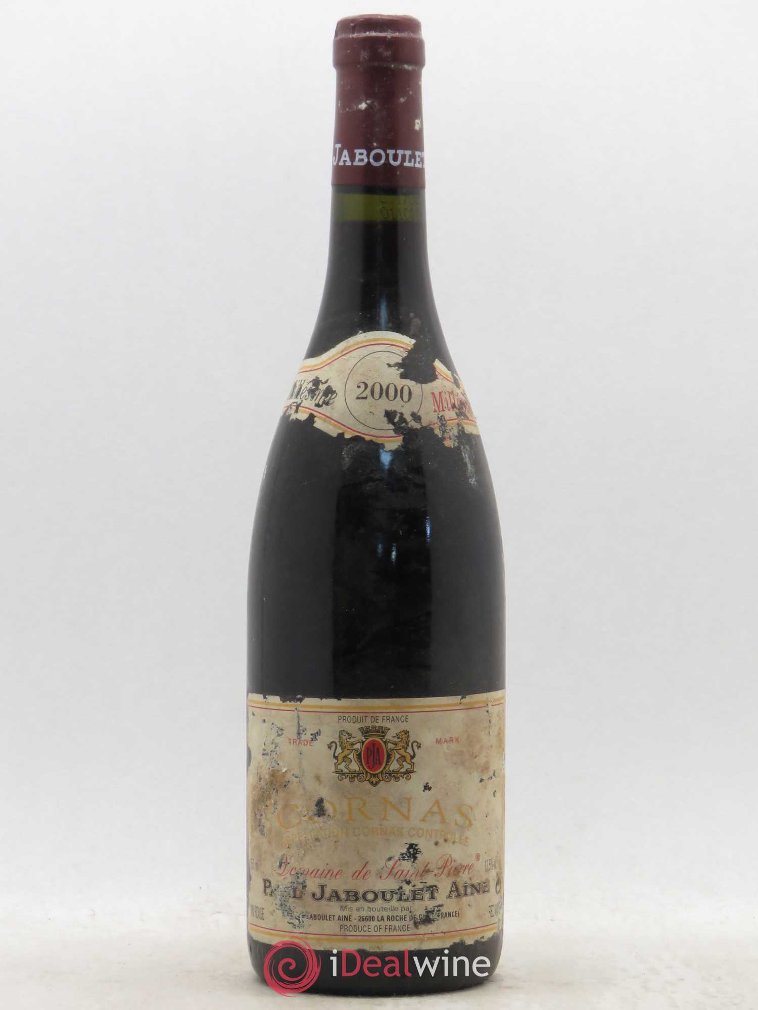 Cornas Domaine de Saint-Pierre Paul Jaboulet Ainé (sans prix de réserve) 2000 - Lot de 1 bouteille - 0