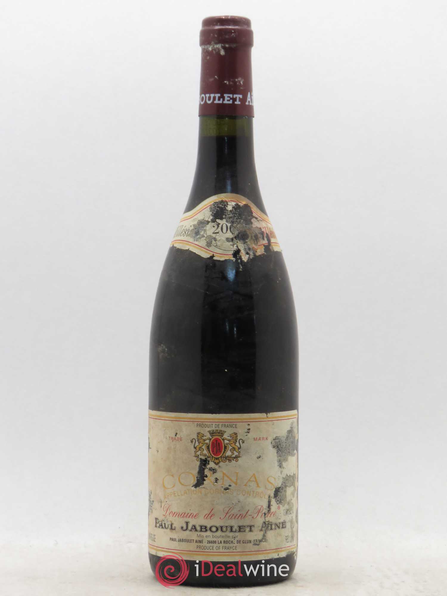 Cornas Domaine de Saint-Pierre Paul Jaboulet Ainé (sans prix de réserve) 2000 - Lot de 1 bouteille - 0