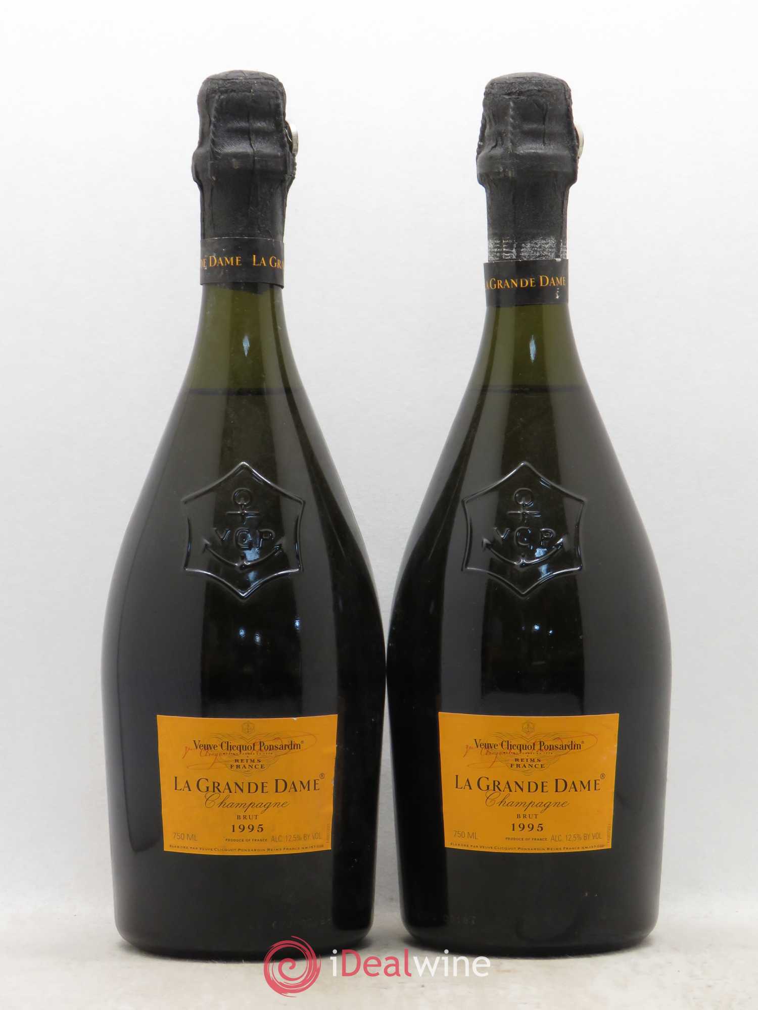 La Grande Dame Veuve Clicquot 1995 - Lot de 2 bouteilles - 0