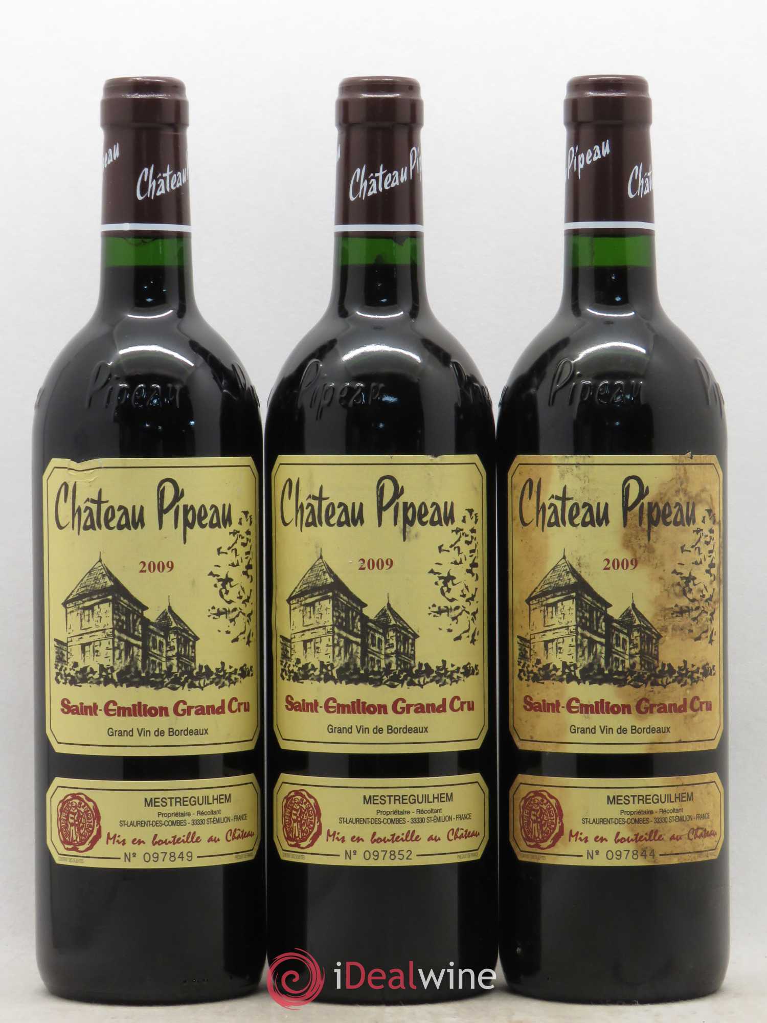 Château Pipeau (sans prix de réserve) 2009 - Lot de 6 bouteilles - 2