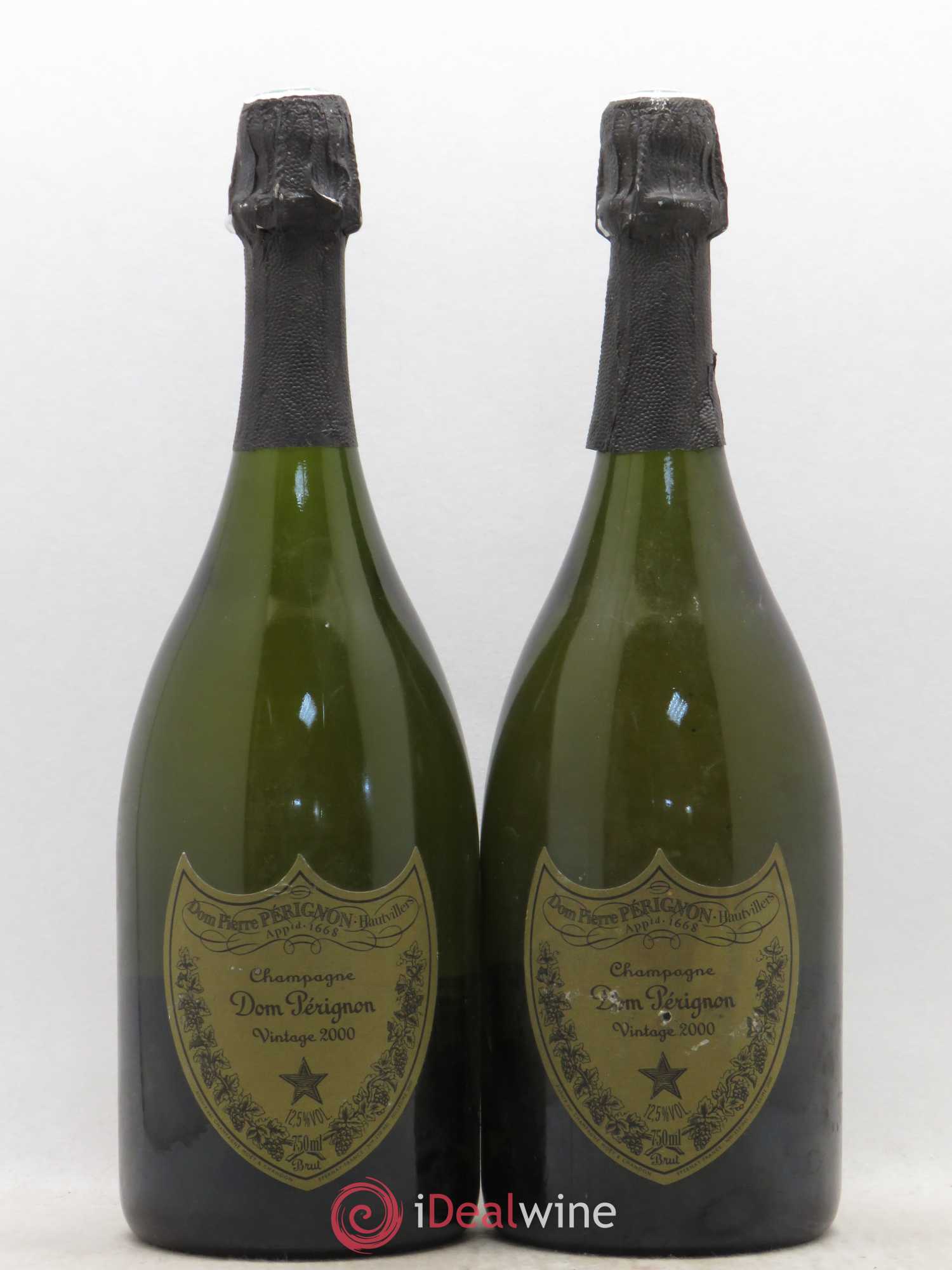 Brut Dom Pérignon 2000 - Lot de 2 bouteilles - 0