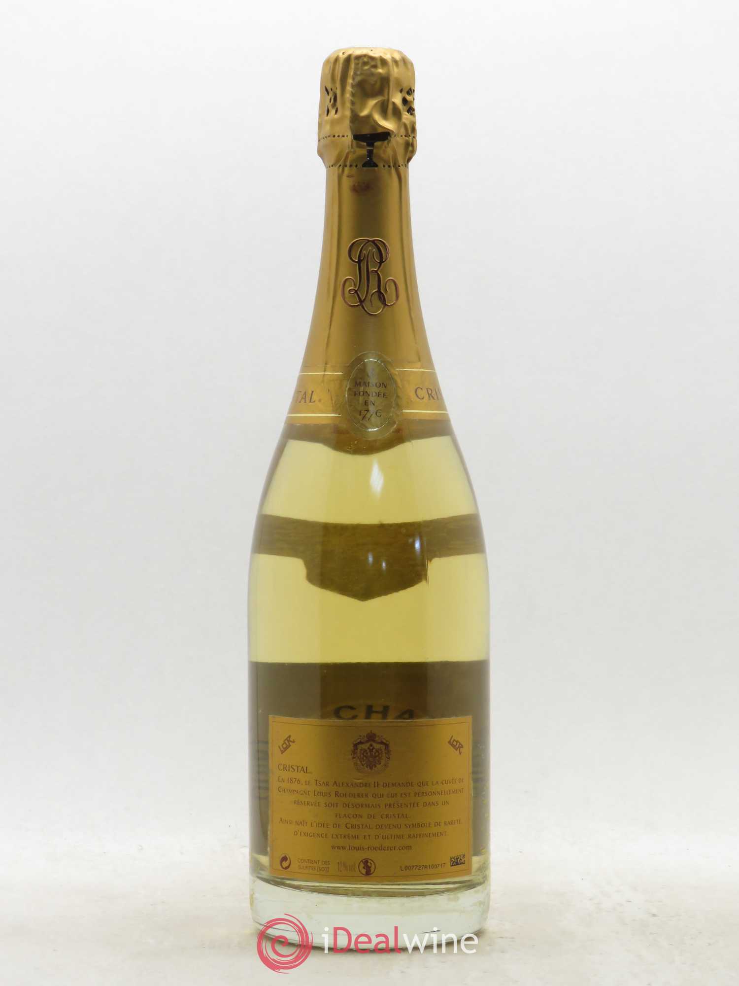 Cristal Louis Roederer 2002 - Lot de 1 bouteille - 1