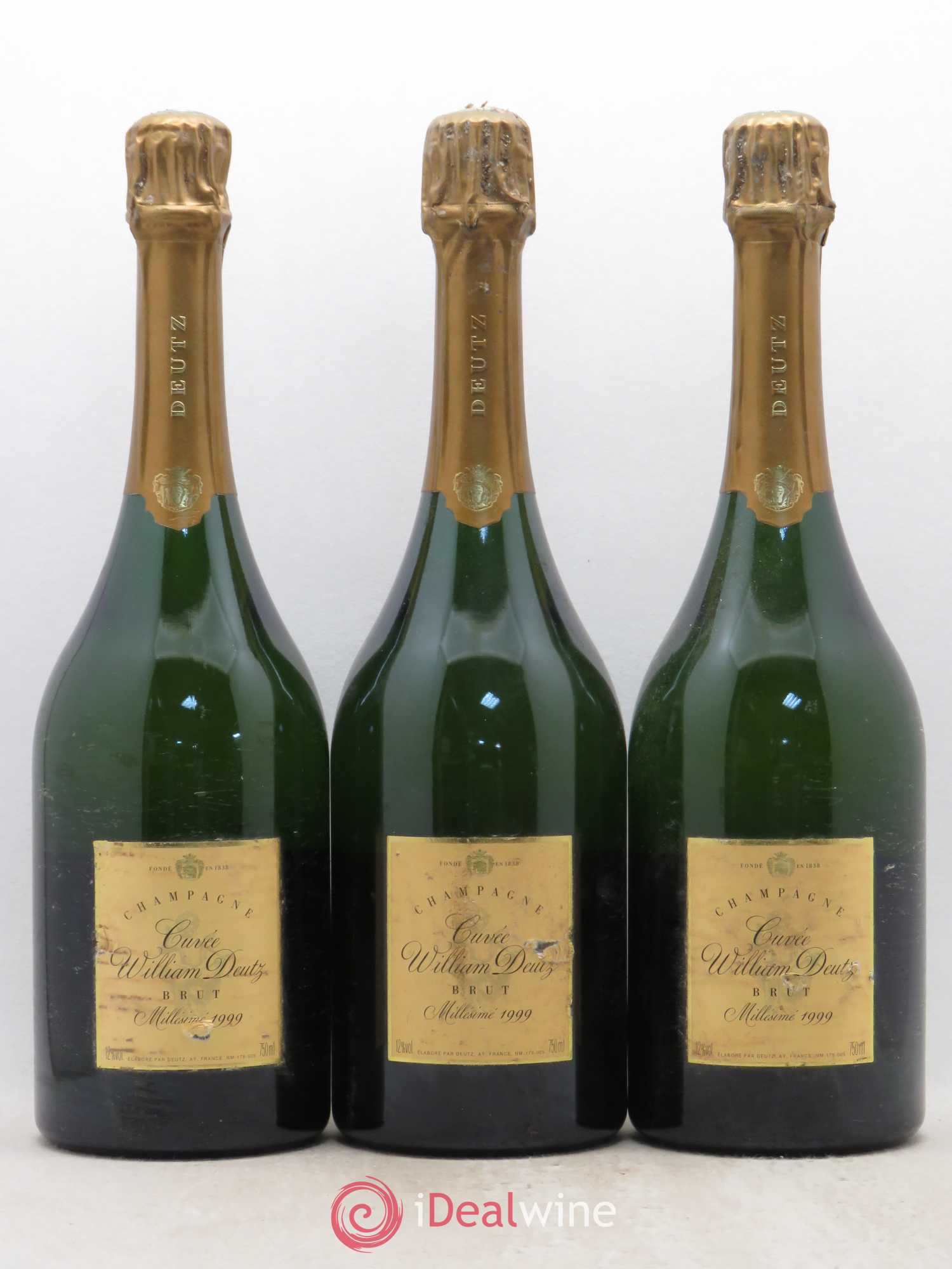 Cuvée William Deutz Deutz 1999 - Lot de 3 bouteilles - 0