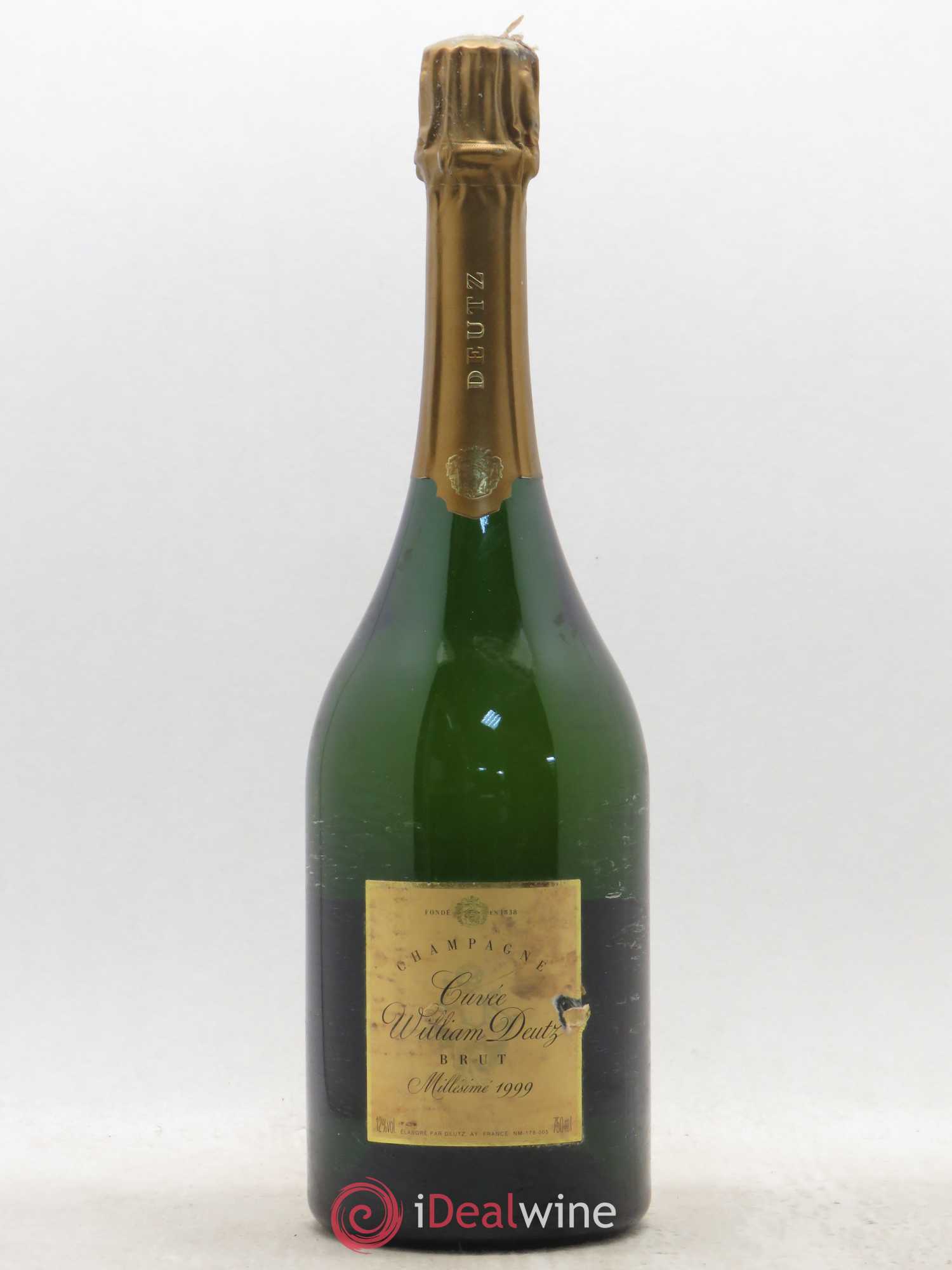 Cuvée William Deutz Deutz 1999 - Lot de 1 bouteille - 0