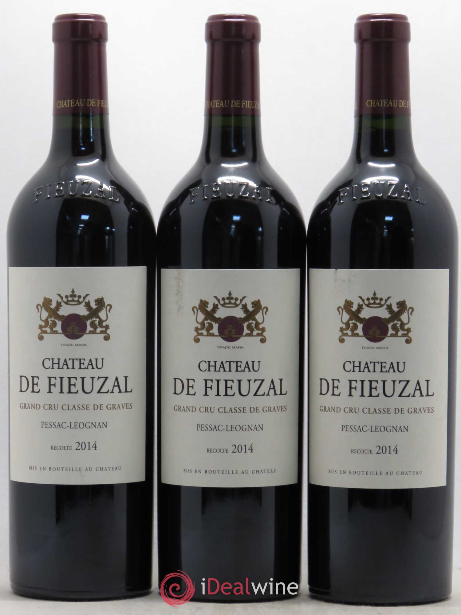 Château de Fieuzal Cru Classé de Graves 2014 - Lot de 3 bouteilles - 0