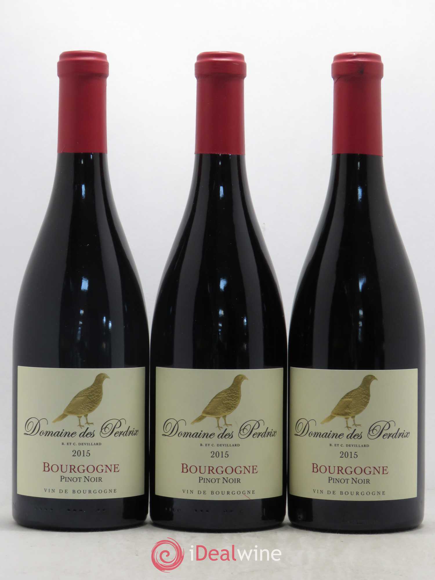 Bourgogne Domaine des Perdrix 2015 - Lot de 3 bouteilles - 0