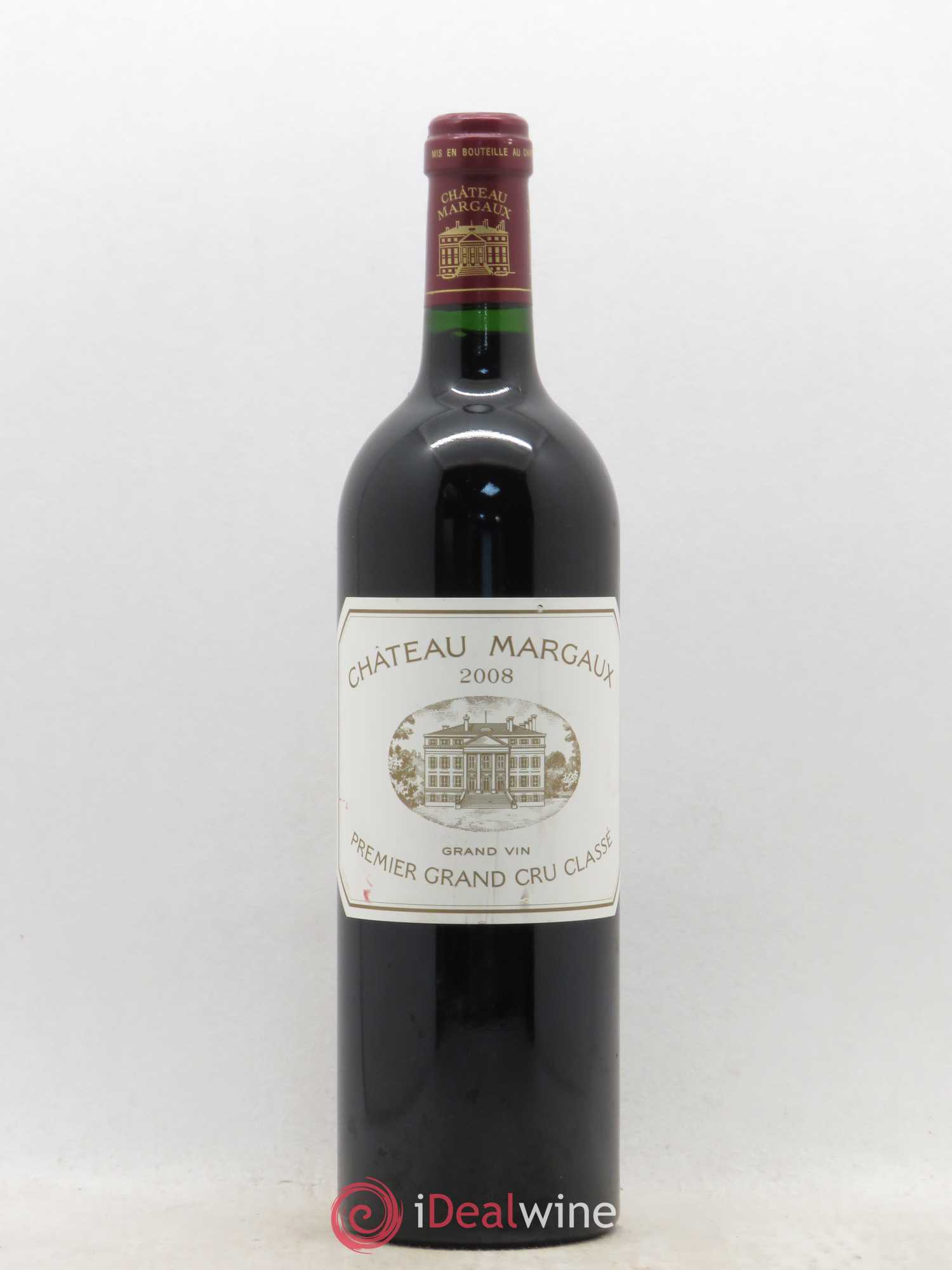 Château Margaux 1er Grand Cru Classé 2008 - Lot de 1 bouteille - 0