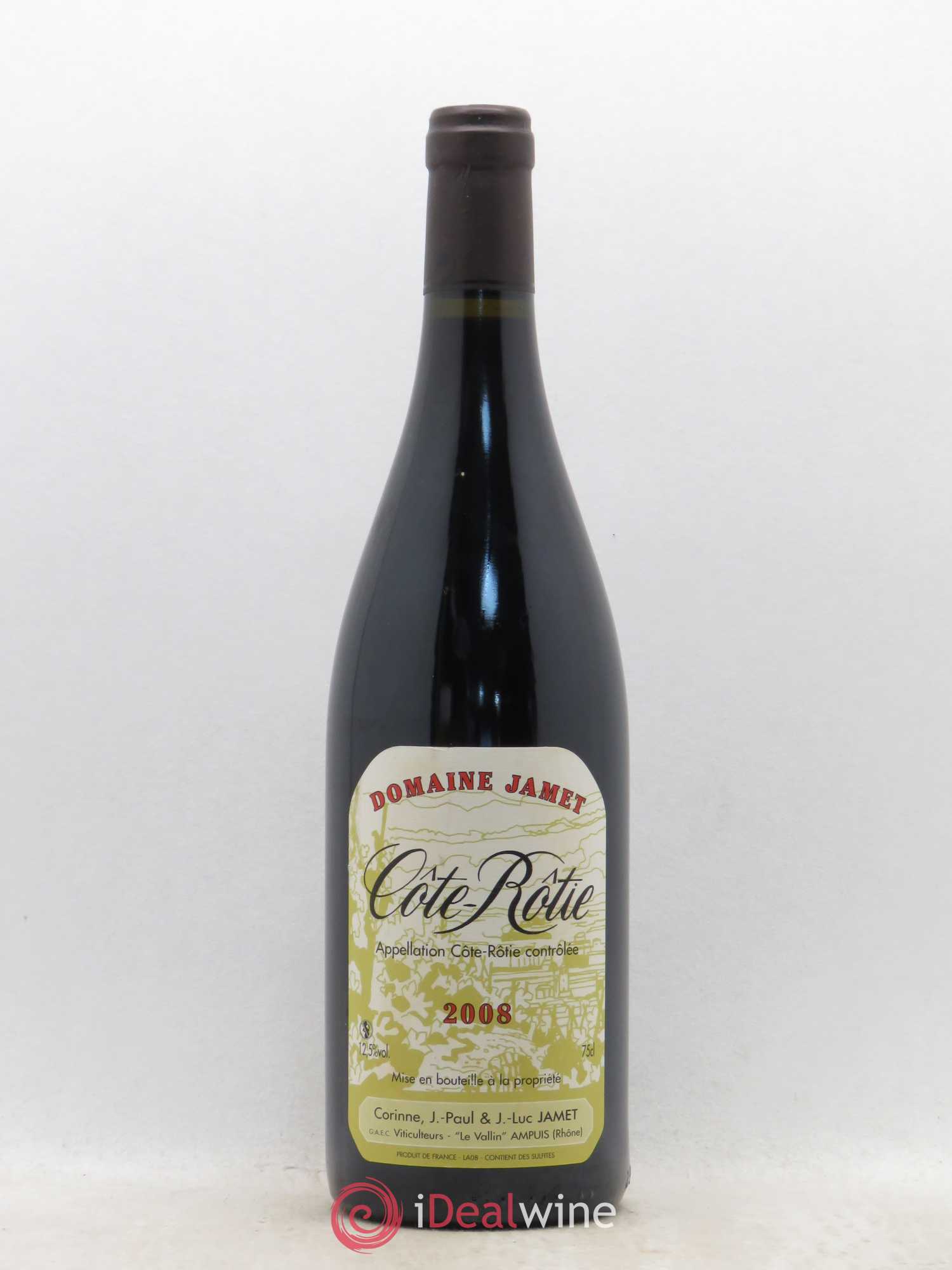 Côte-Rôtie Jamet (Domaine) 2008 - Lot de 1 bouteille - 0