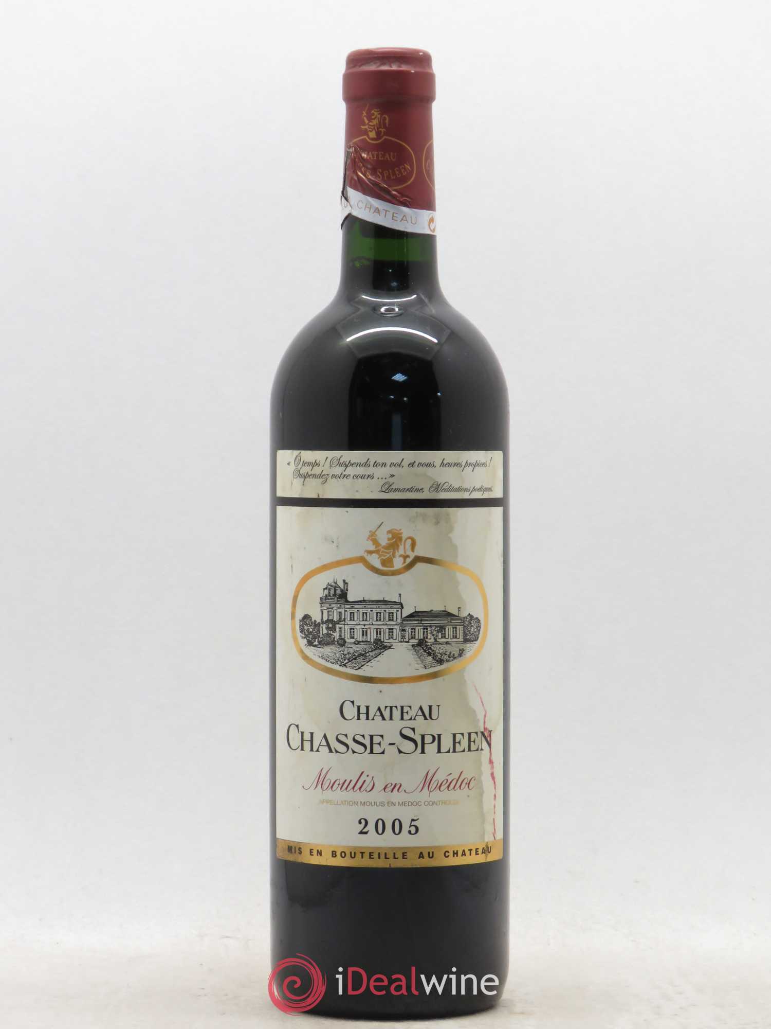 Château Chasse Spleen 2005 - Lot de 1 bouteille - 0