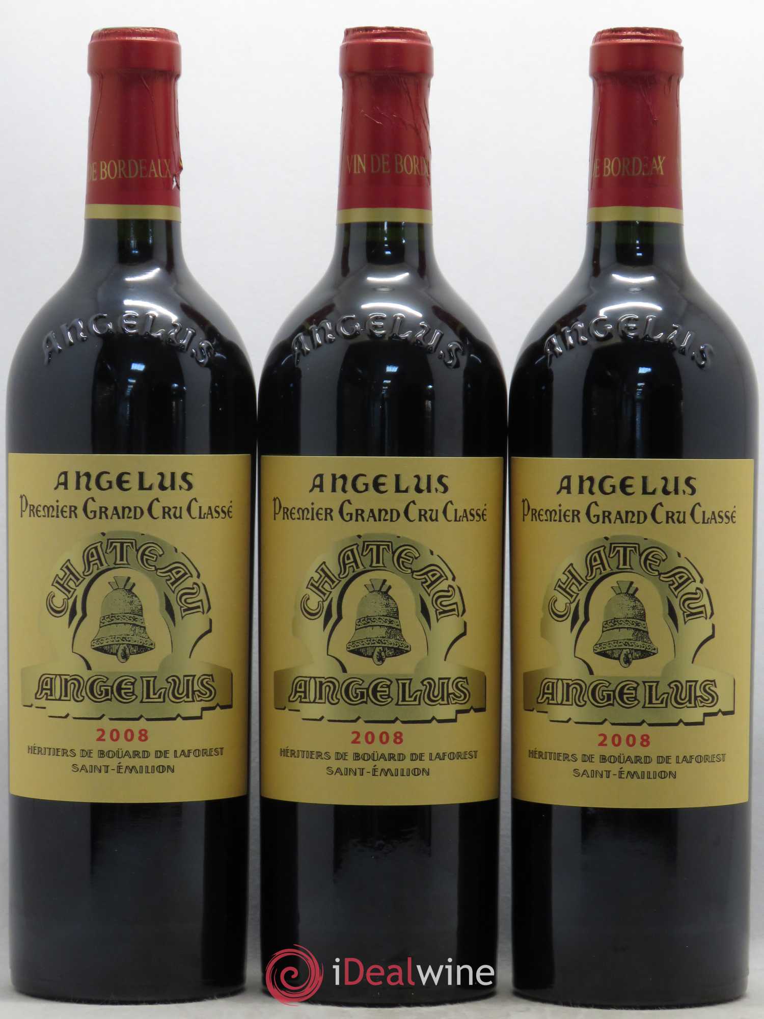 Château Angélus 1er Grand Cru Classé A 2008 - Lot de 6 bouteilles - 1