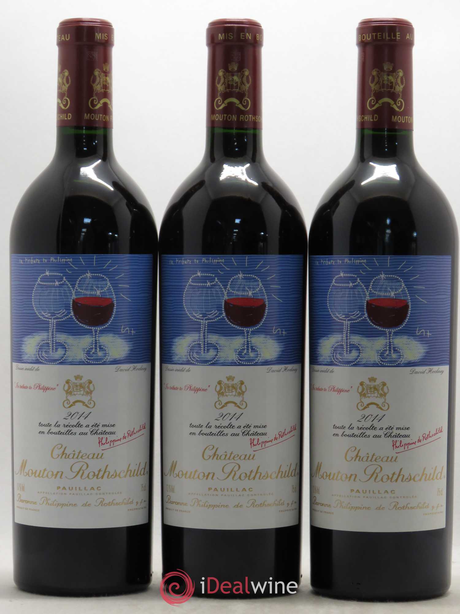 Château Mouton Rothschild 1er Grand Cru Classé 2014 - Lot de 6 bouteilles - 1
