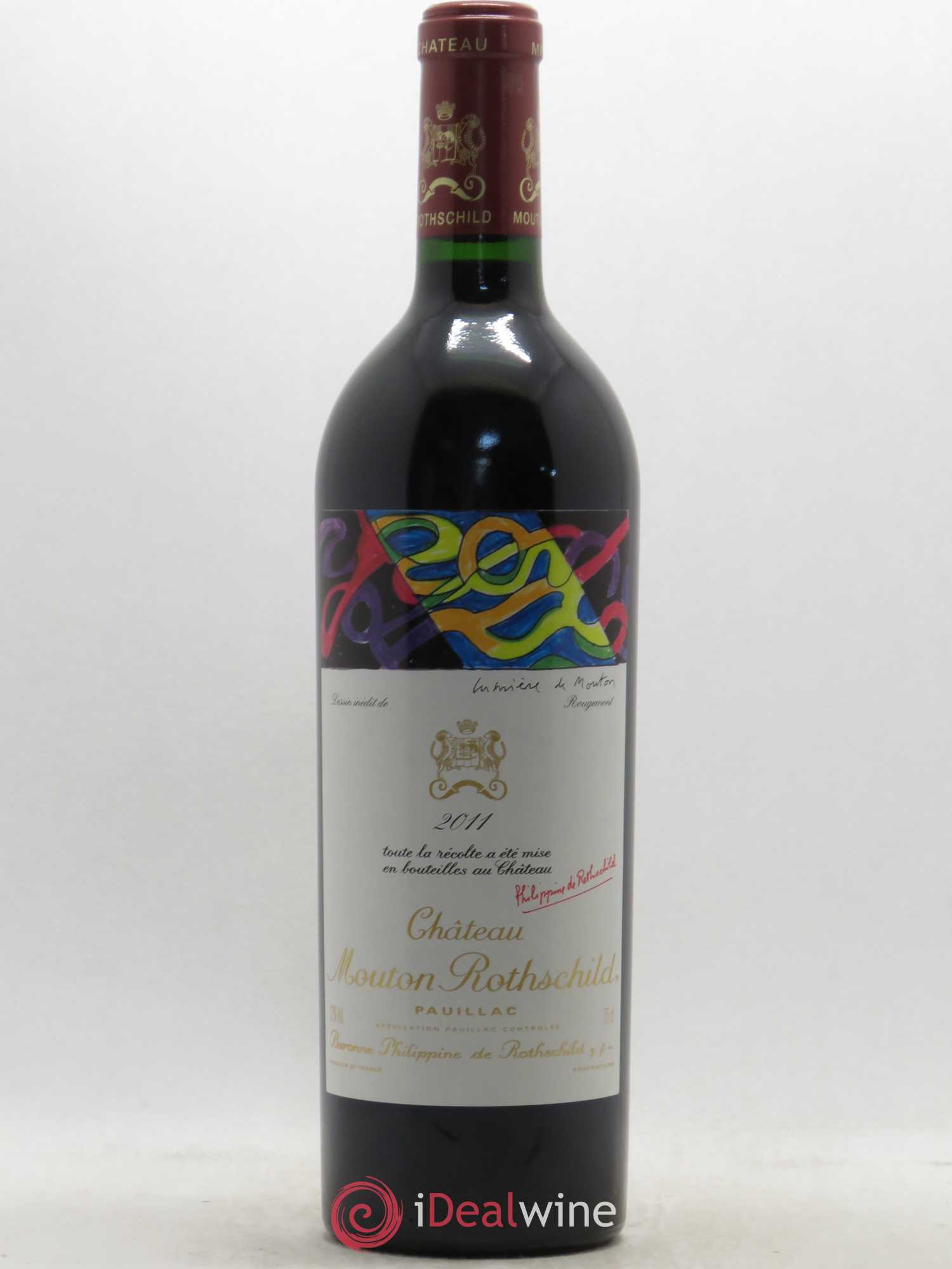 Château Mouton Rothschild 1er Grand Cru Classé 2011 - Lot de 1 bouteille - 0