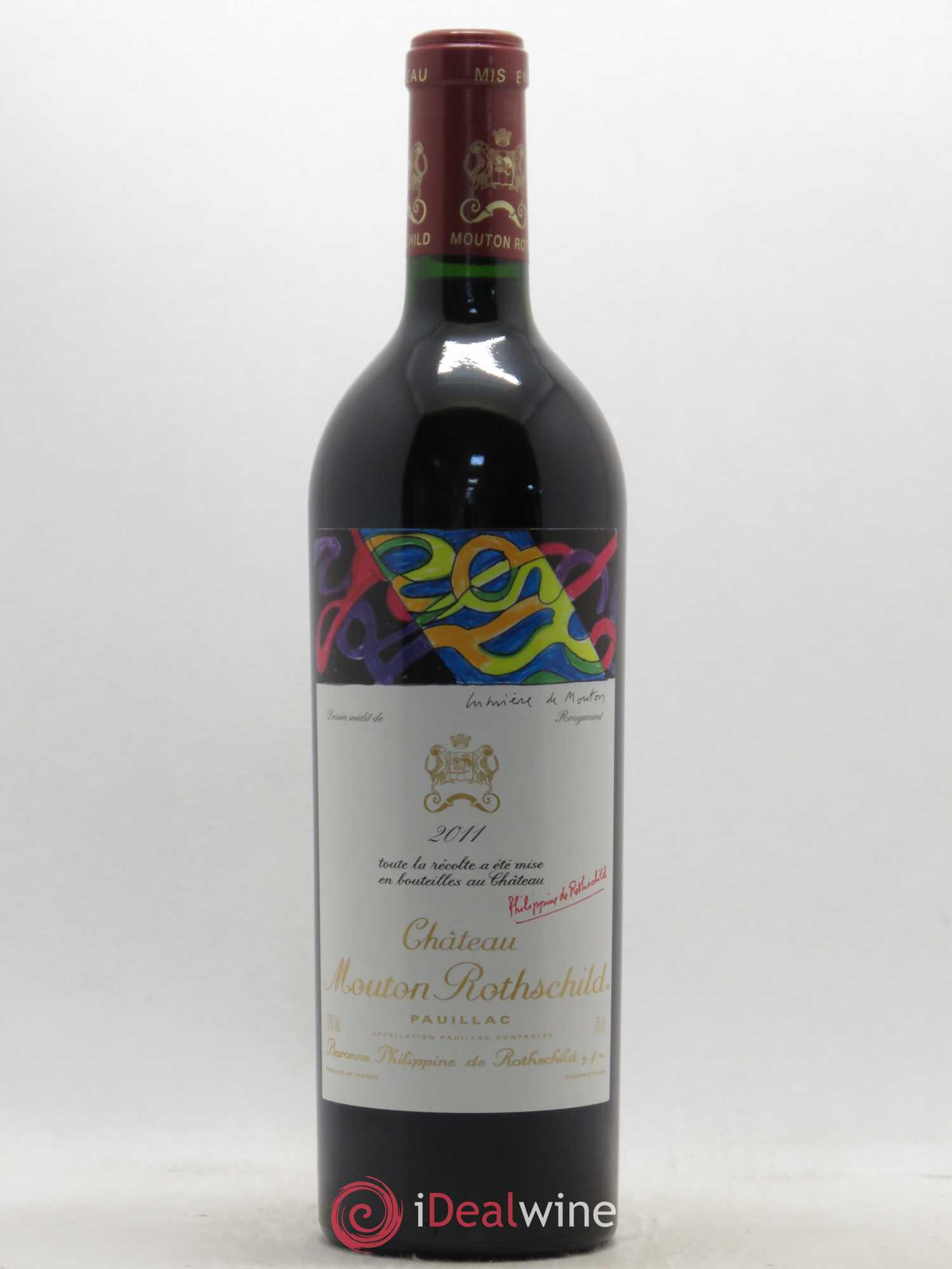 Château Mouton Rothschild 1er Grand Cru Classé 2011 - Lot de 1 bouteille - 0