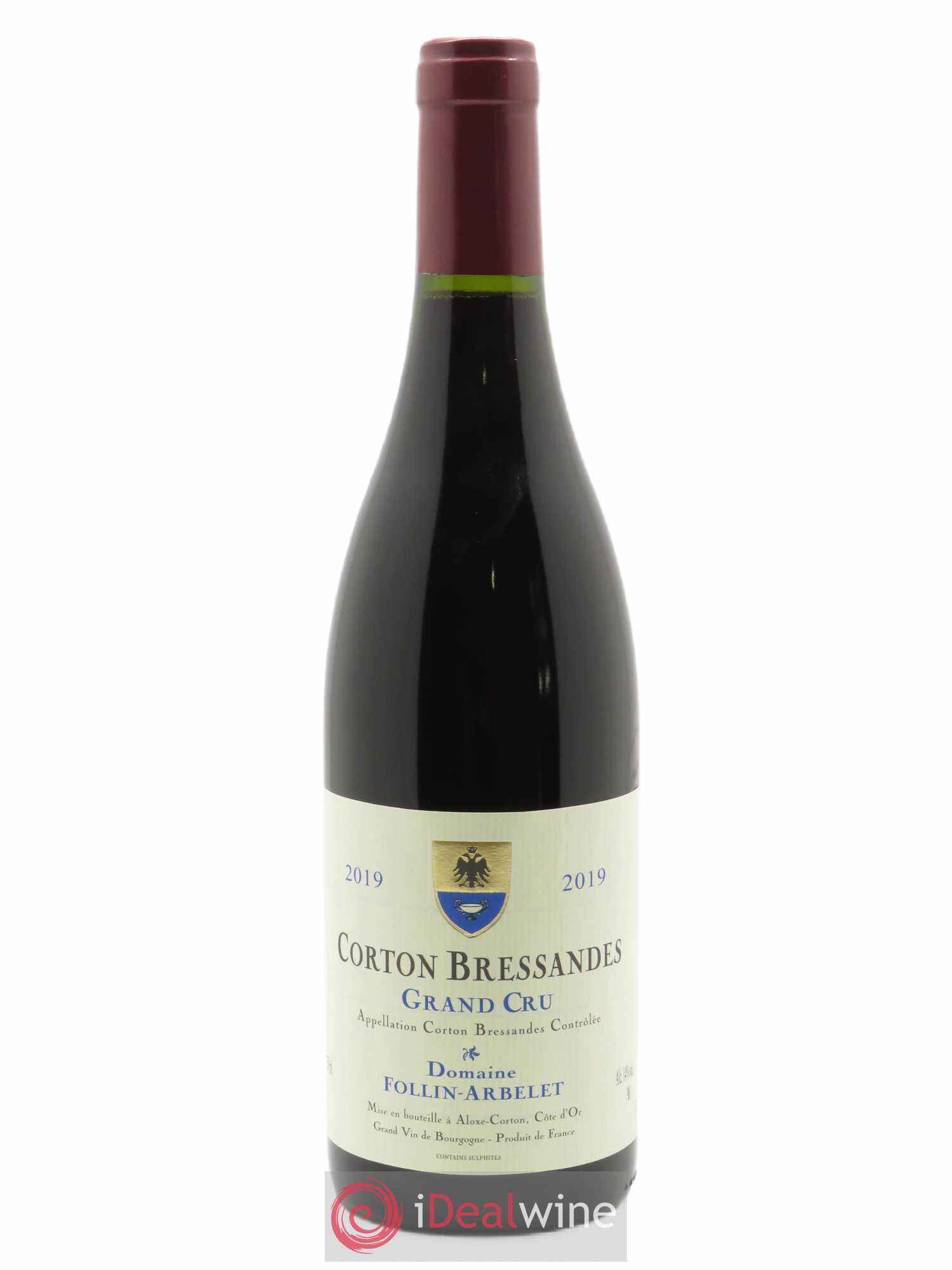 Corton Grand Cru Bressandes Follin-Arbelet (Domaine) 2019 - Lot de 1 bouteille - 0
