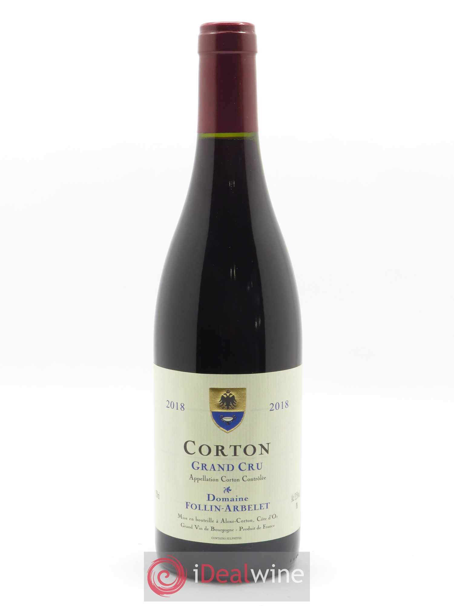 Corton Grand Cru Follin-Arbelet (Domaine) 2018 - Lot de 1 bouteille - 0