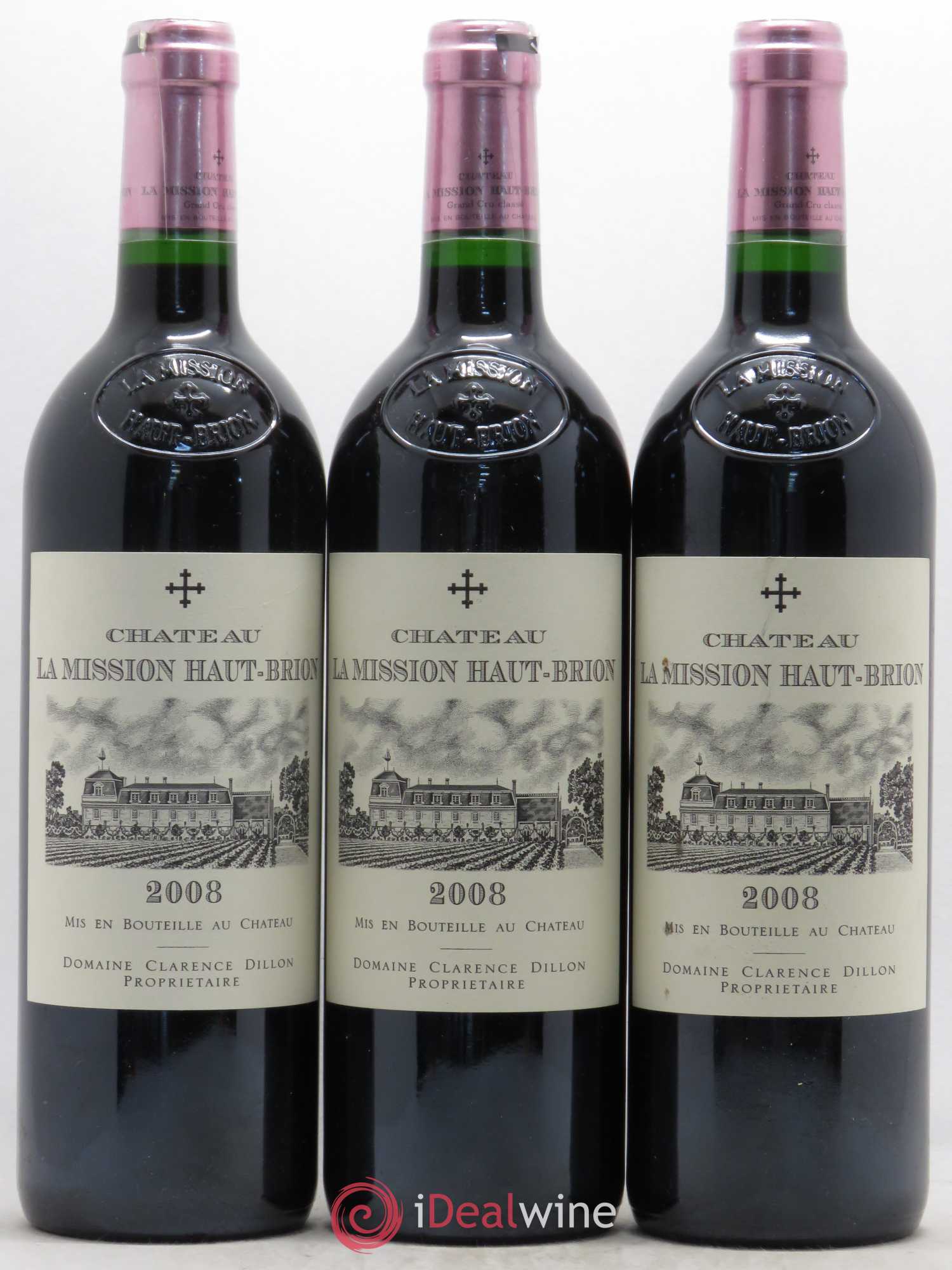 Château la Mission Haut-Brion Cru Classé de Graves 2008 - Lotto di 12 bottiglie - 3