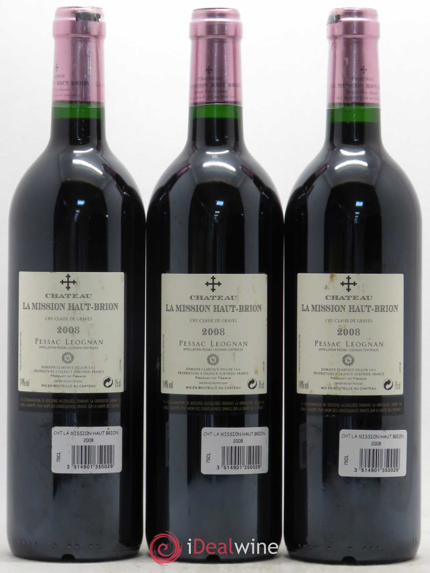 Château la Mission Haut-Brion Cru Classé de Graves 2008 - Lotto di 12 bottiglie - 6