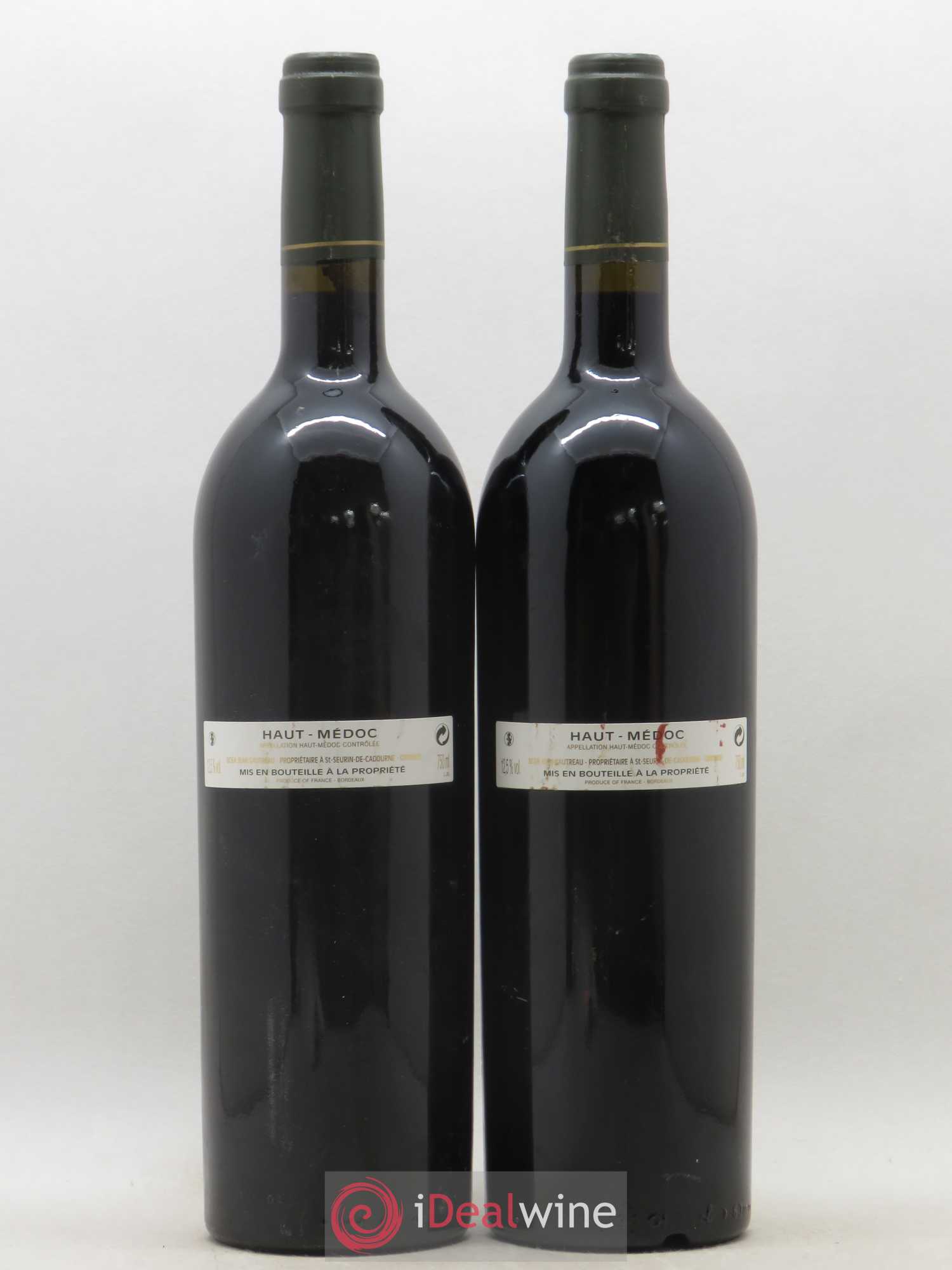 Château Sociando Mallet - Cuvée Jean Gautreau 2009 - Lot de 2 bouteilles - 1