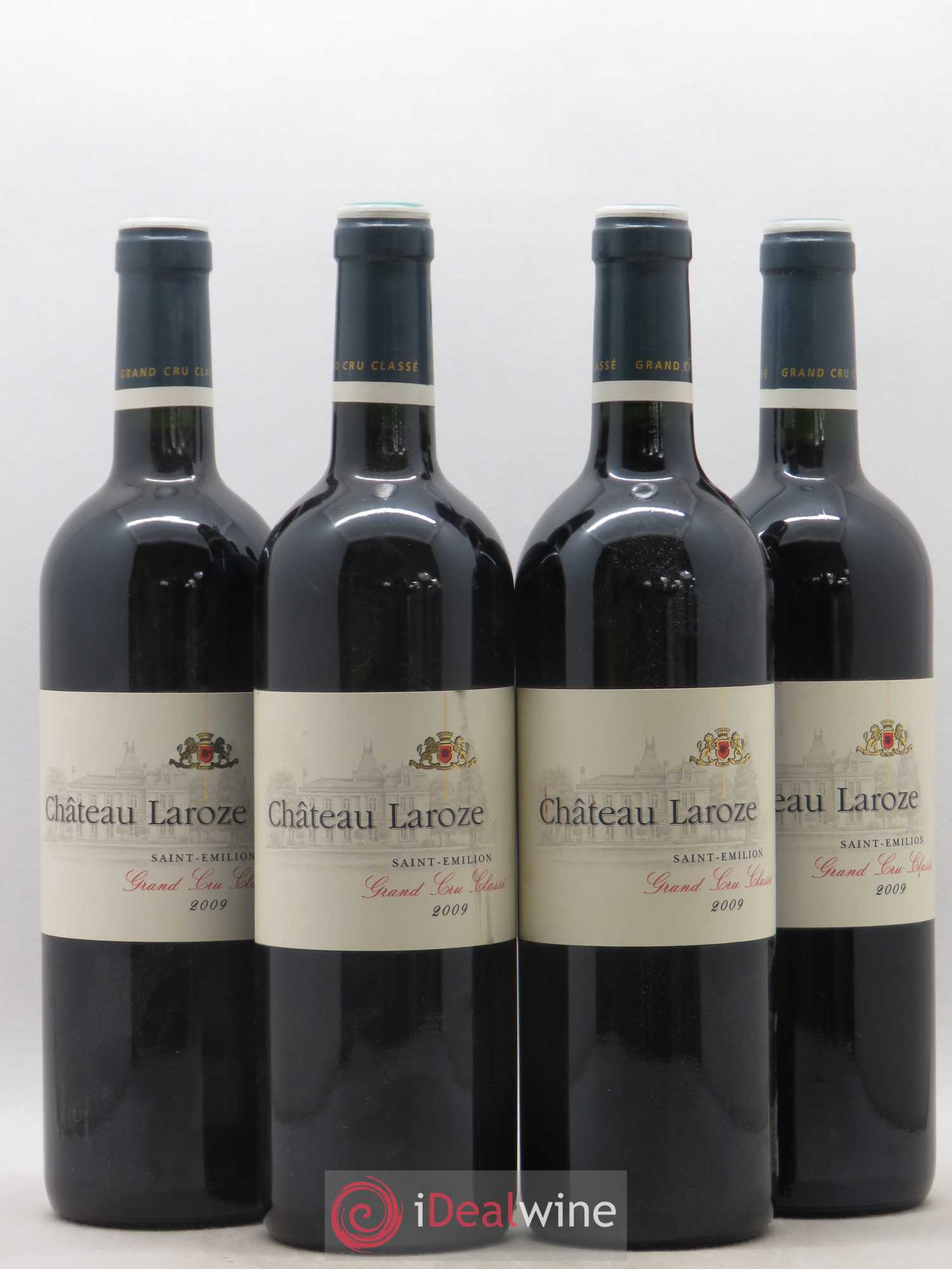 Château Laroze Grand Cru Classé 2009 - Lot de 4 bouteilles - 0