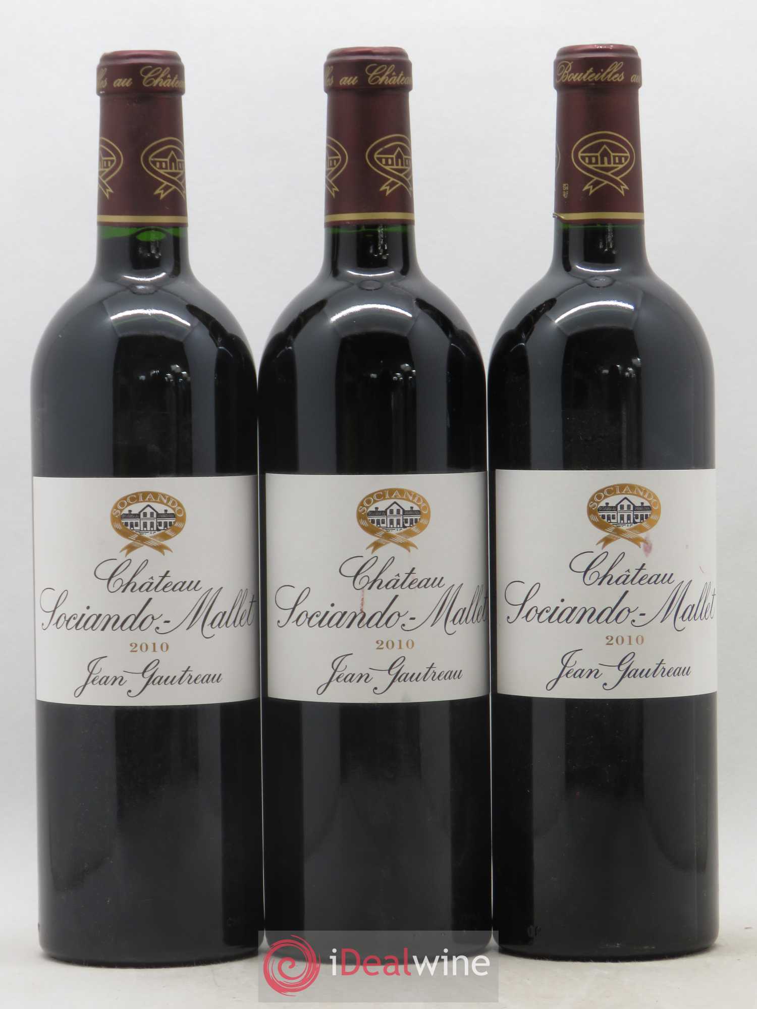 Château Sociando Mallet 2010 - Lot de 6 bouteilles - 1