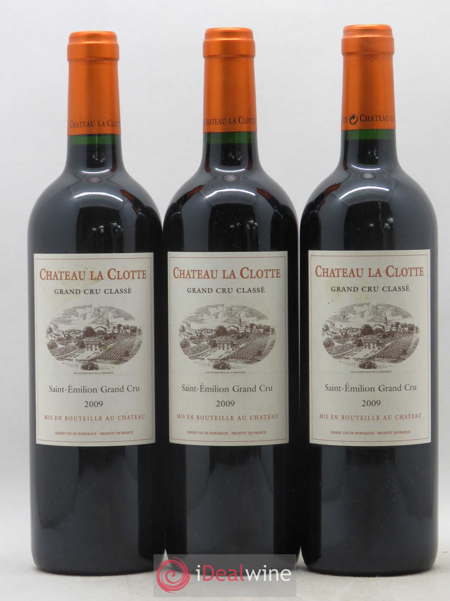 Château la Clotte 2009 - Lot de 3 bouteilles - 0