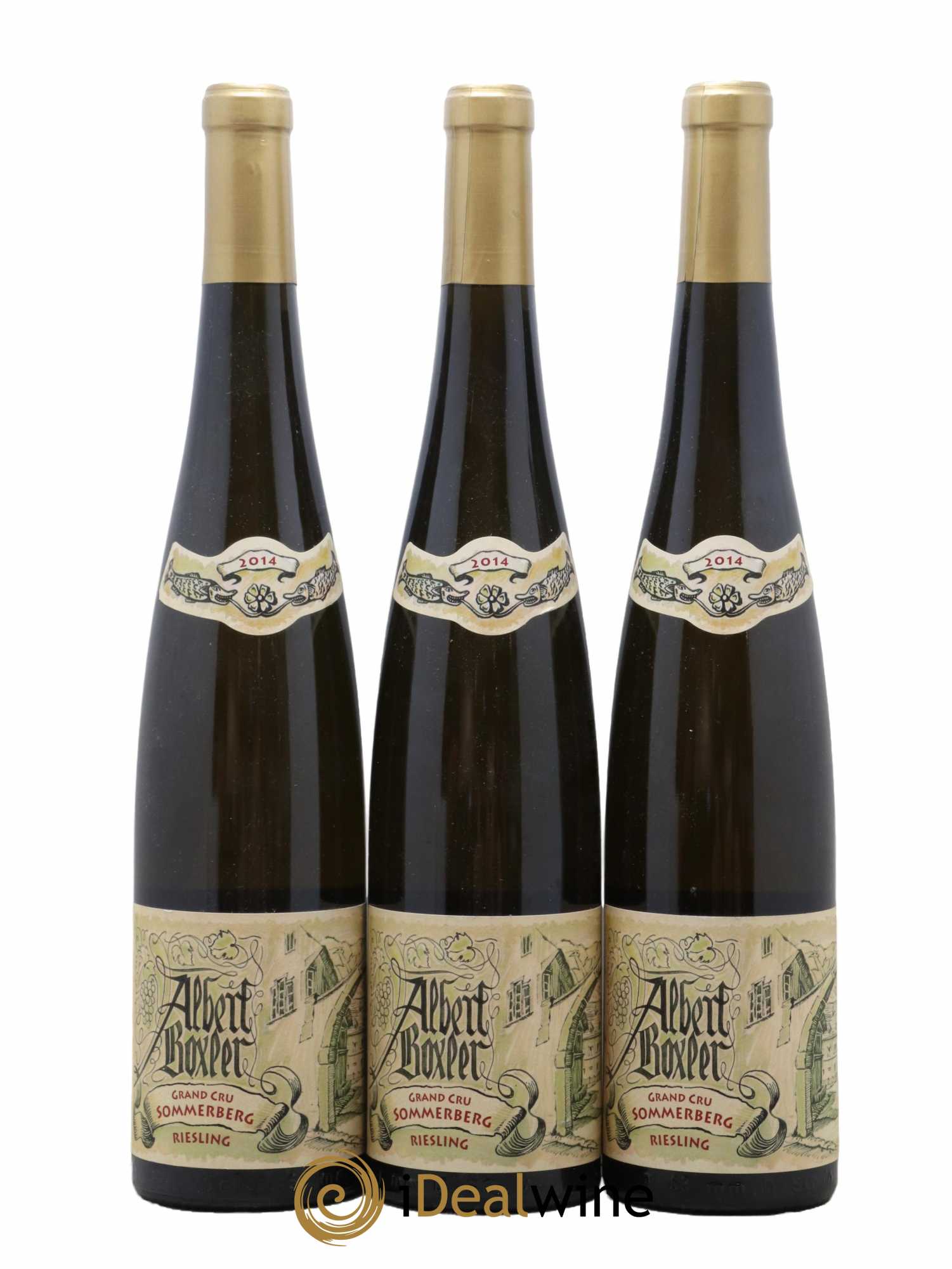 Alsace Riesling Grand Cru Sommerberg D Albert Boxler 2014 - Lot de 3 bouteilles - 0