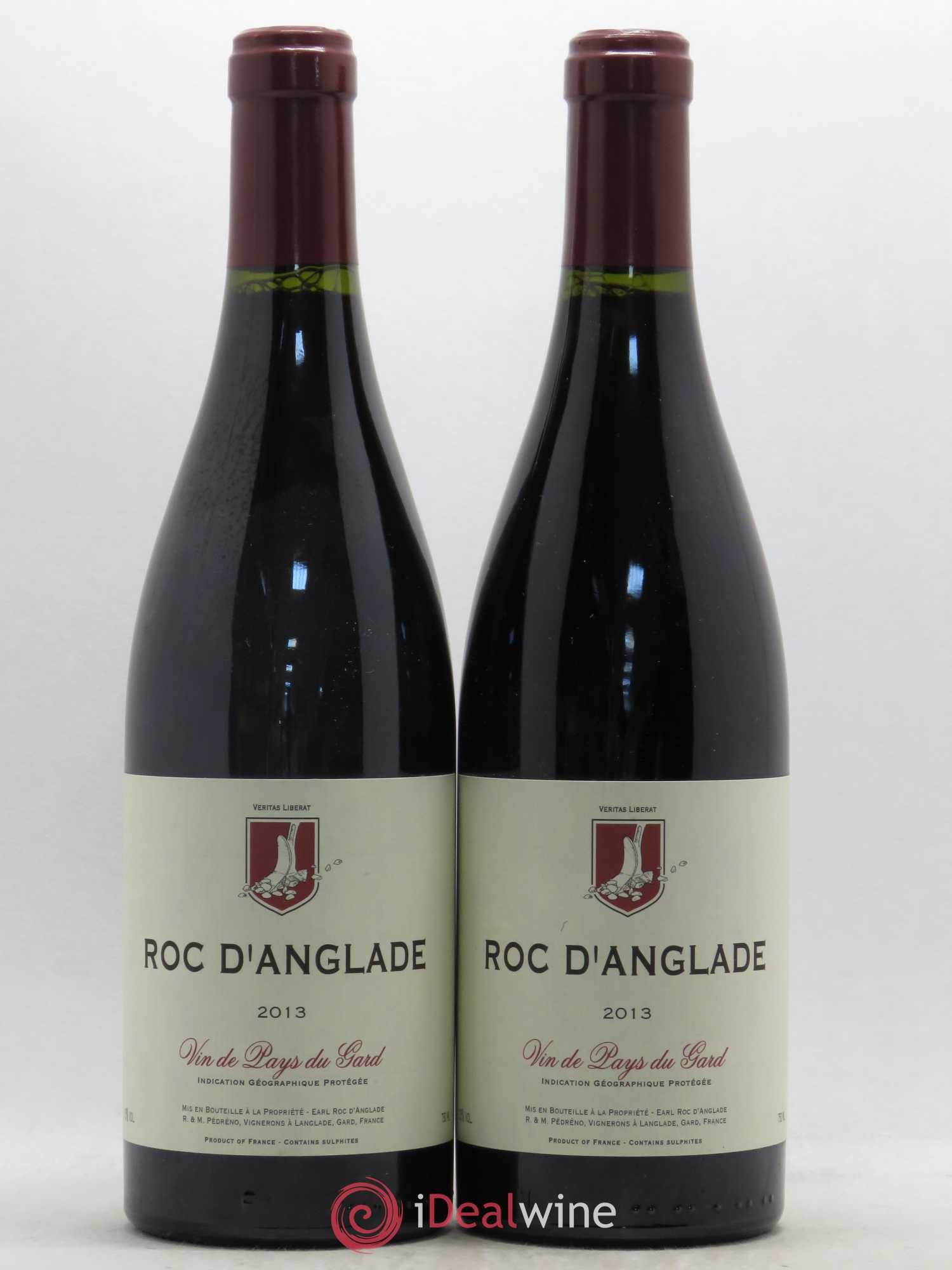 Gard Roc d'Anglade Rémy Pédréno 2013 - Lot of 2 bottles - 0