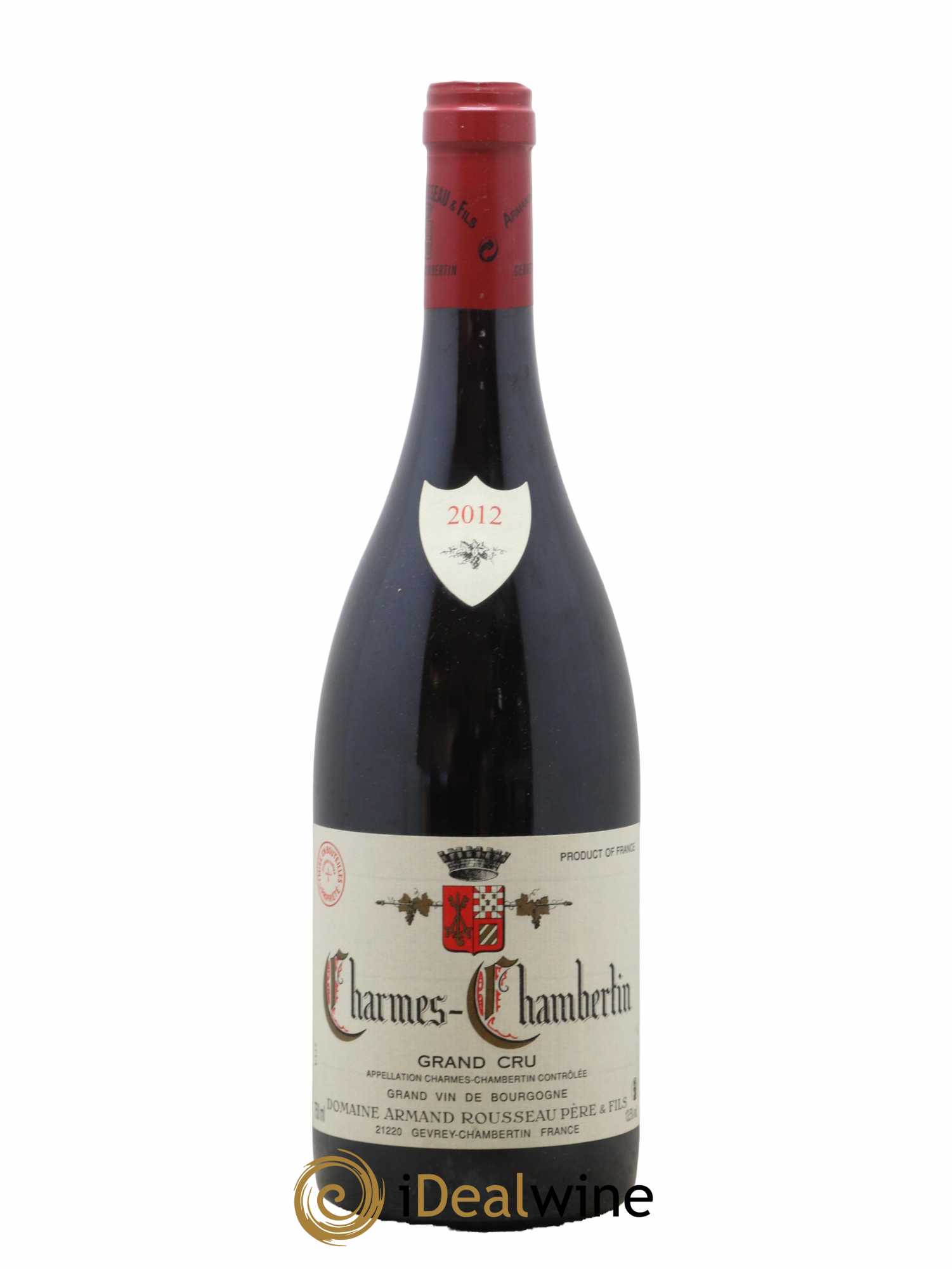 Charmes-Chambertin Grand Cru Armand Rousseau (Domaine) 2012 - Lot de 1 bouteille - 0