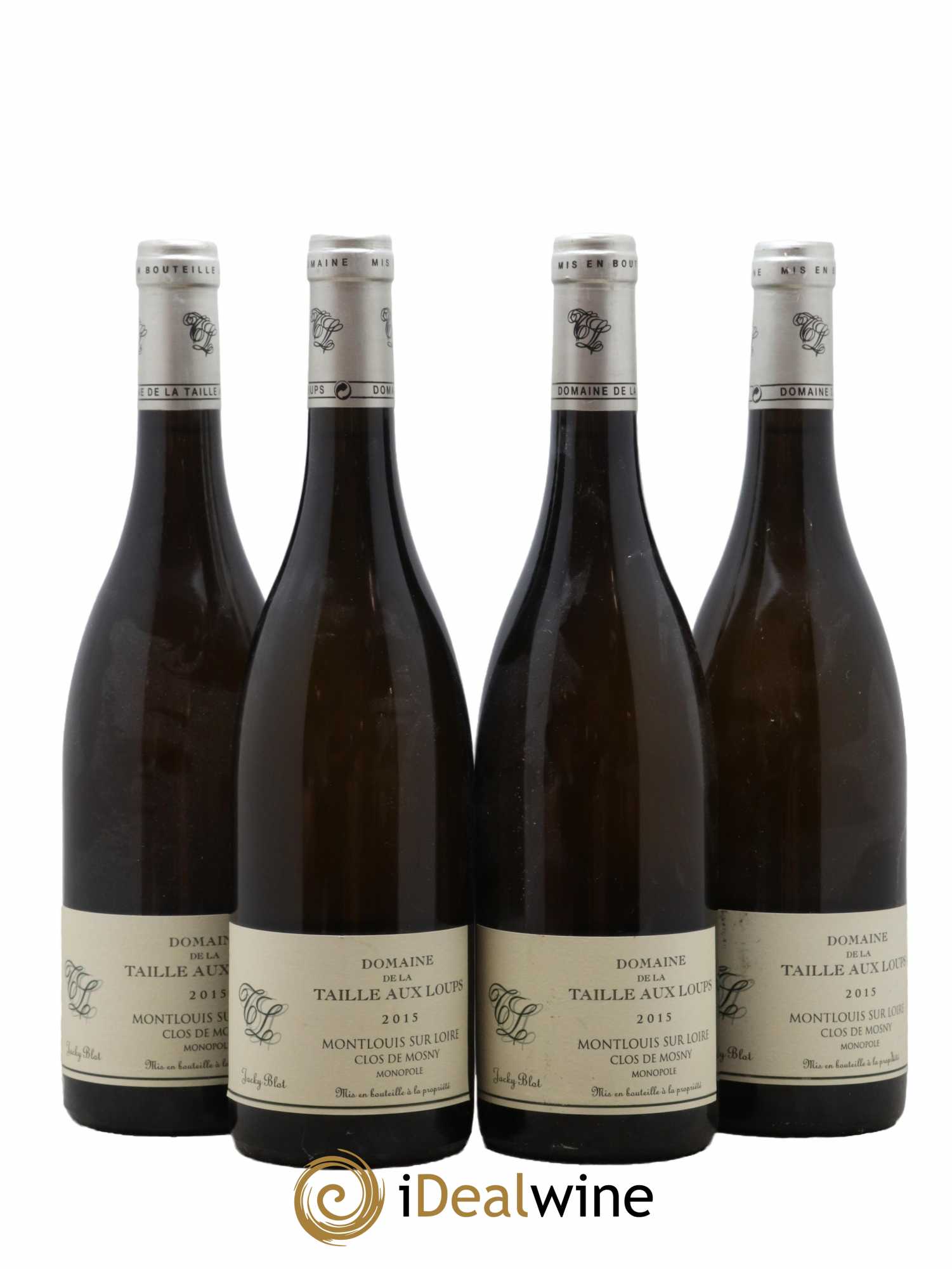 Montlouis-sur-Loire Clos de Mosny La Taille aux Loups - Jacky Blot 2015 - Lot de 4 bouteilles - 0