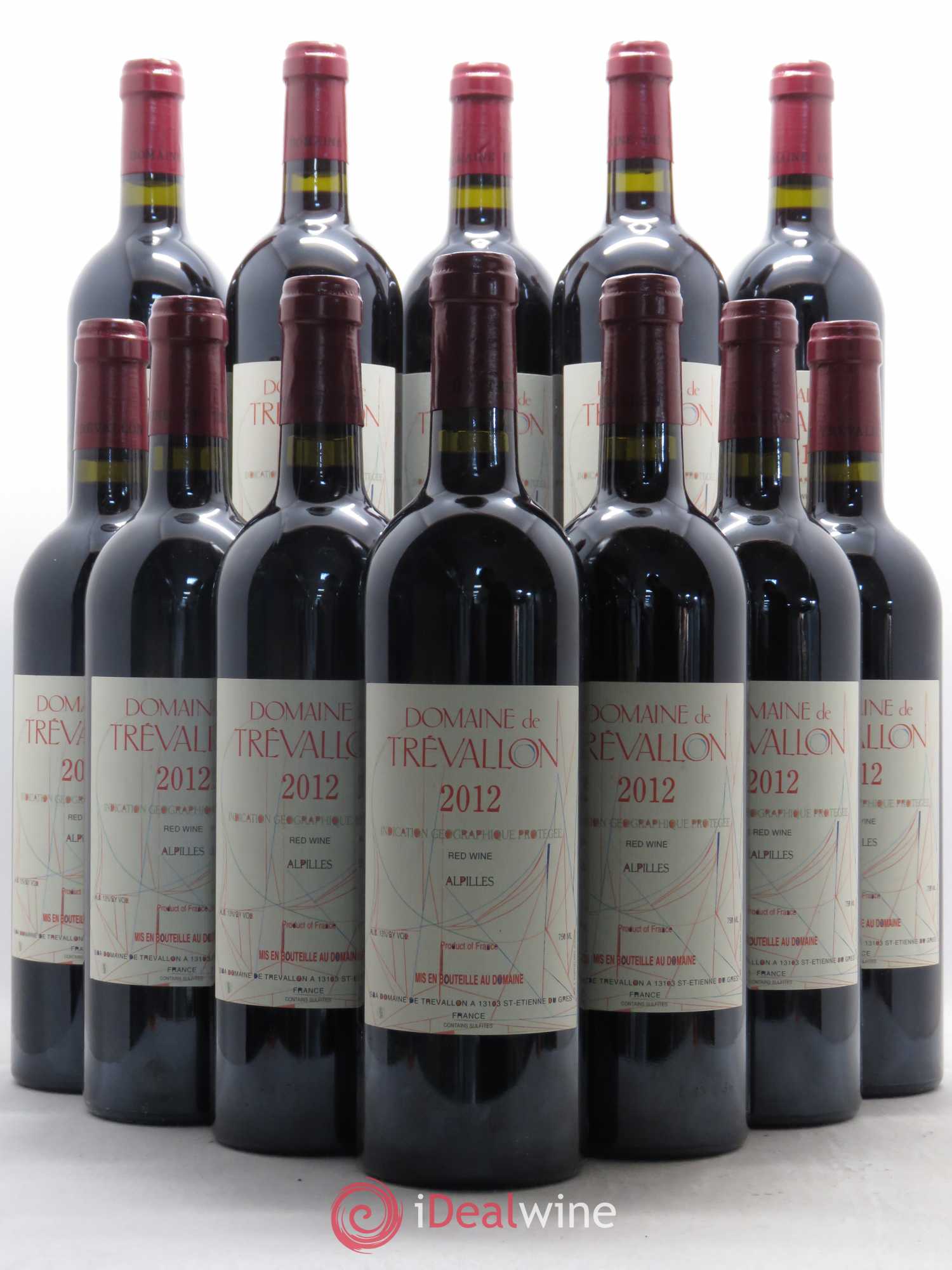 Alpilles Trévallon (Domaine de) Eloi Dürrbach 2012 - Lot de 12 bouteilles - 0