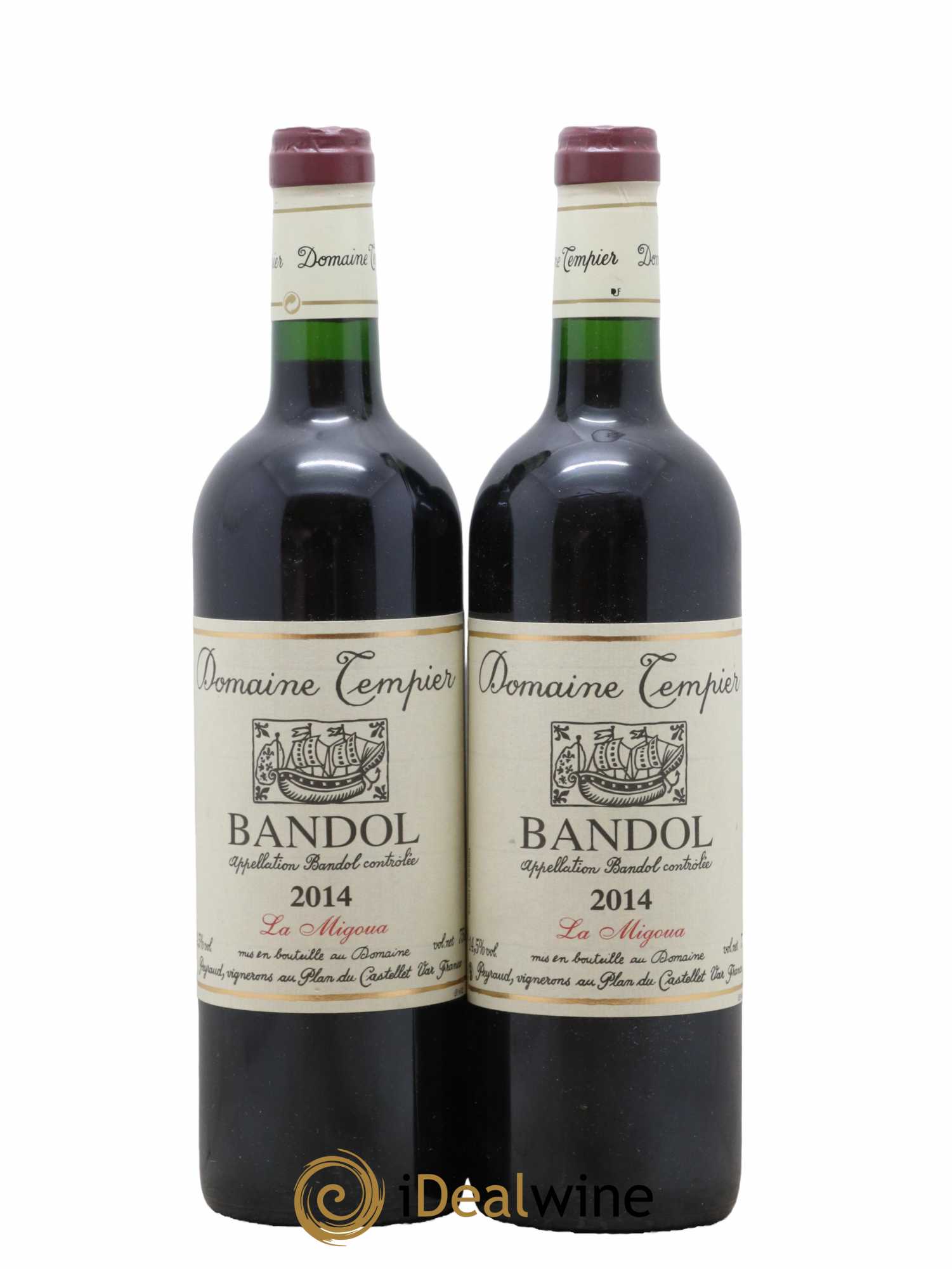 Bandol Domaine Tempier Cuvée La Migoua Famille Peyraud 2014 - Lot de 2 bouteilles - 0