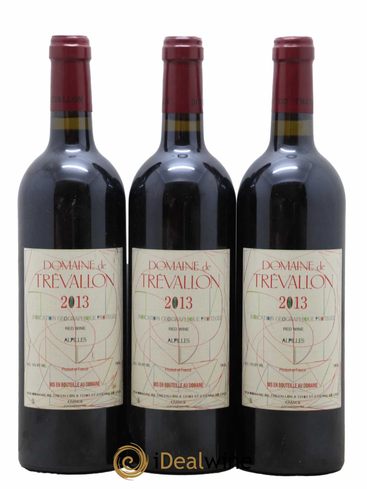 Alpilles Trévallon (Domaine de) Eloi Dürrbach 2013 - Lot of 3 bottles - 0