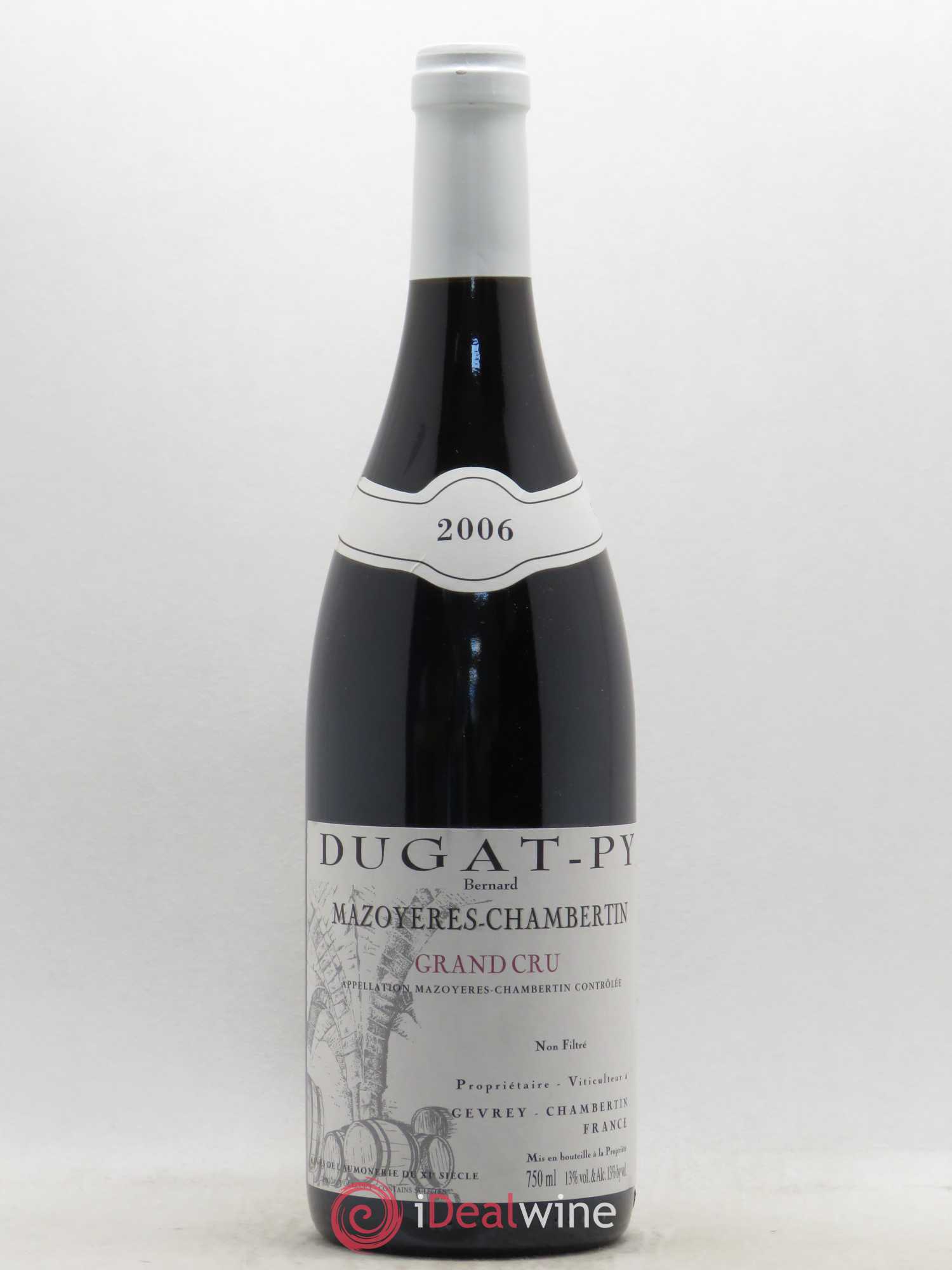 Mazoyères-Chambertin Grand Cru Dugat-Py 2006 - Lot de 1 bouteille - 0