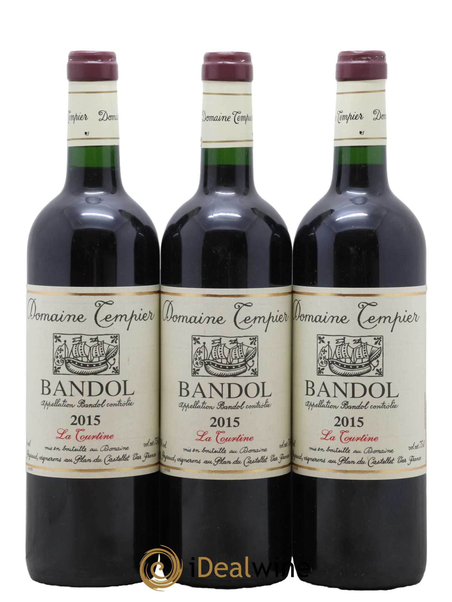 Bandol Domaine Tempier La Tourtine Famille Peyraud 2015 - Lot de 3 bouteilles - 0