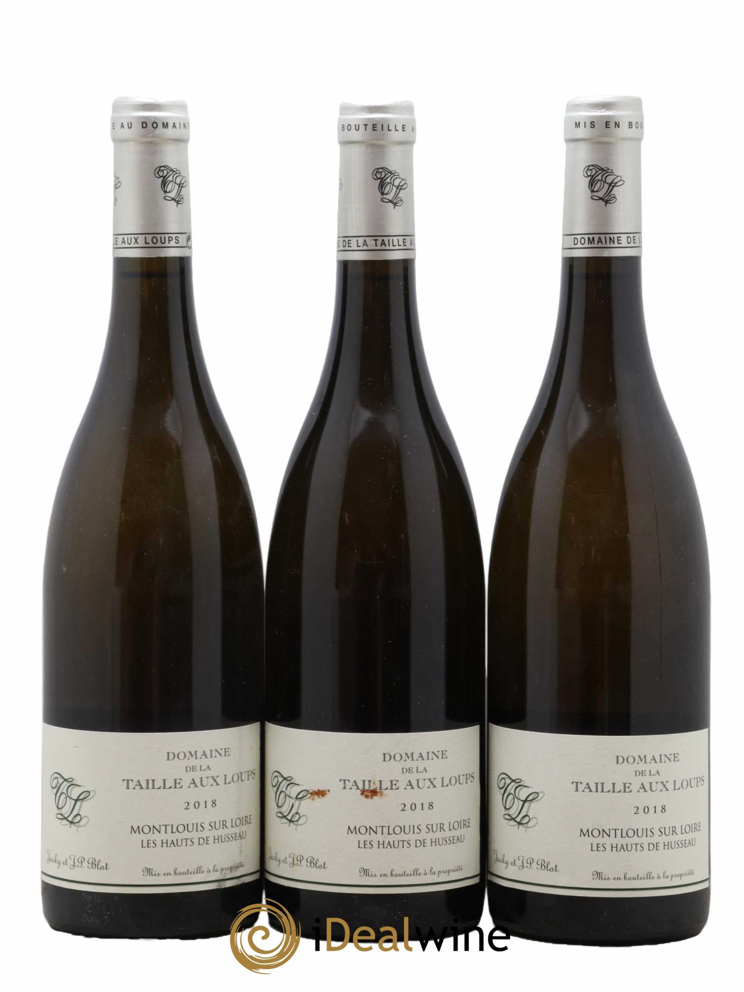 Montlouis-sur-Loire Les Hauts de Husseau La Taille aux Loups - Jacky Blot 2018 - Lot of 3 bottles - 0