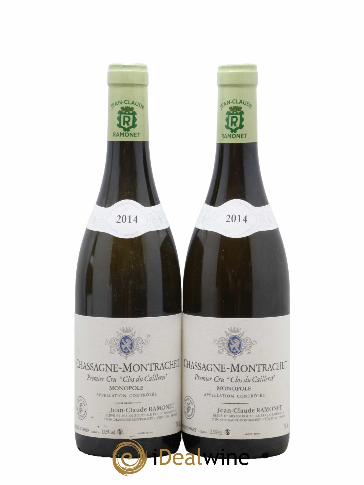 Chassagne-Montrachet 1er Cru Les Caillerets Ramonet (Domaine) 2014 - Lot de 2 bouteilles - 0