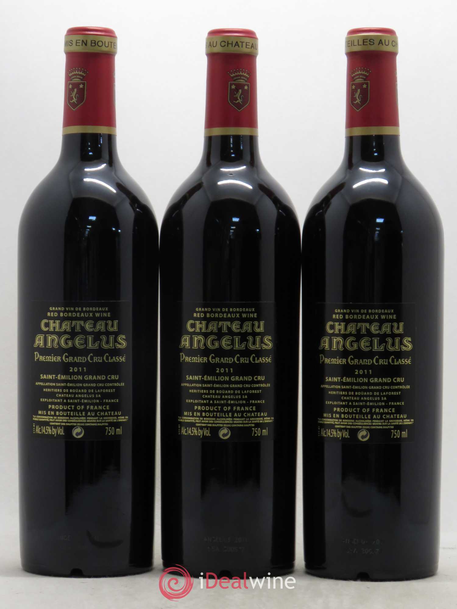 Château Angélus 1er Grand Cru Classé A 2011 - Lot de 6 bouteilles - 2