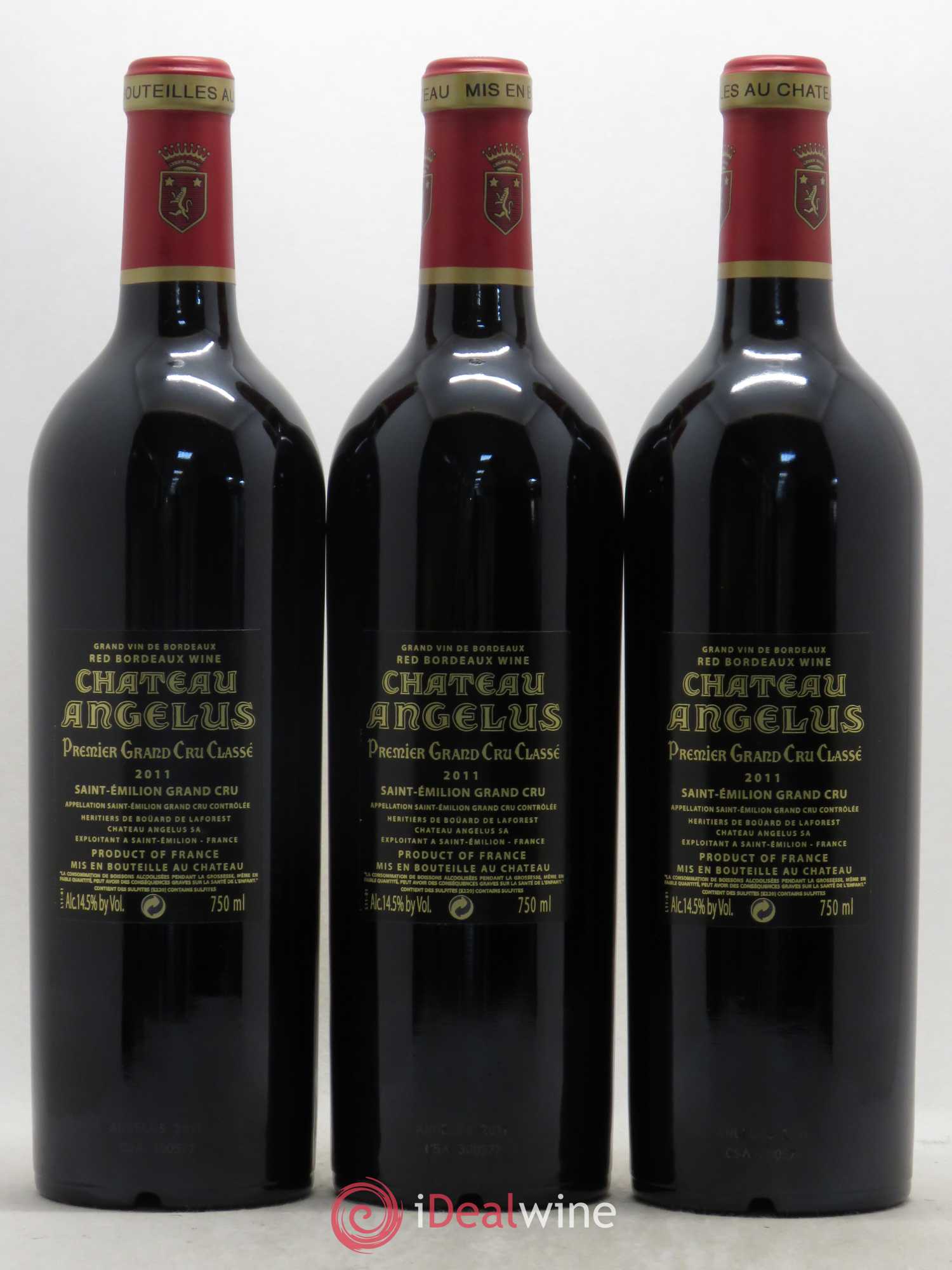 Château Angélus 1er Grand Cru Classé A 2011 - Lot de 6 bouteilles - 4