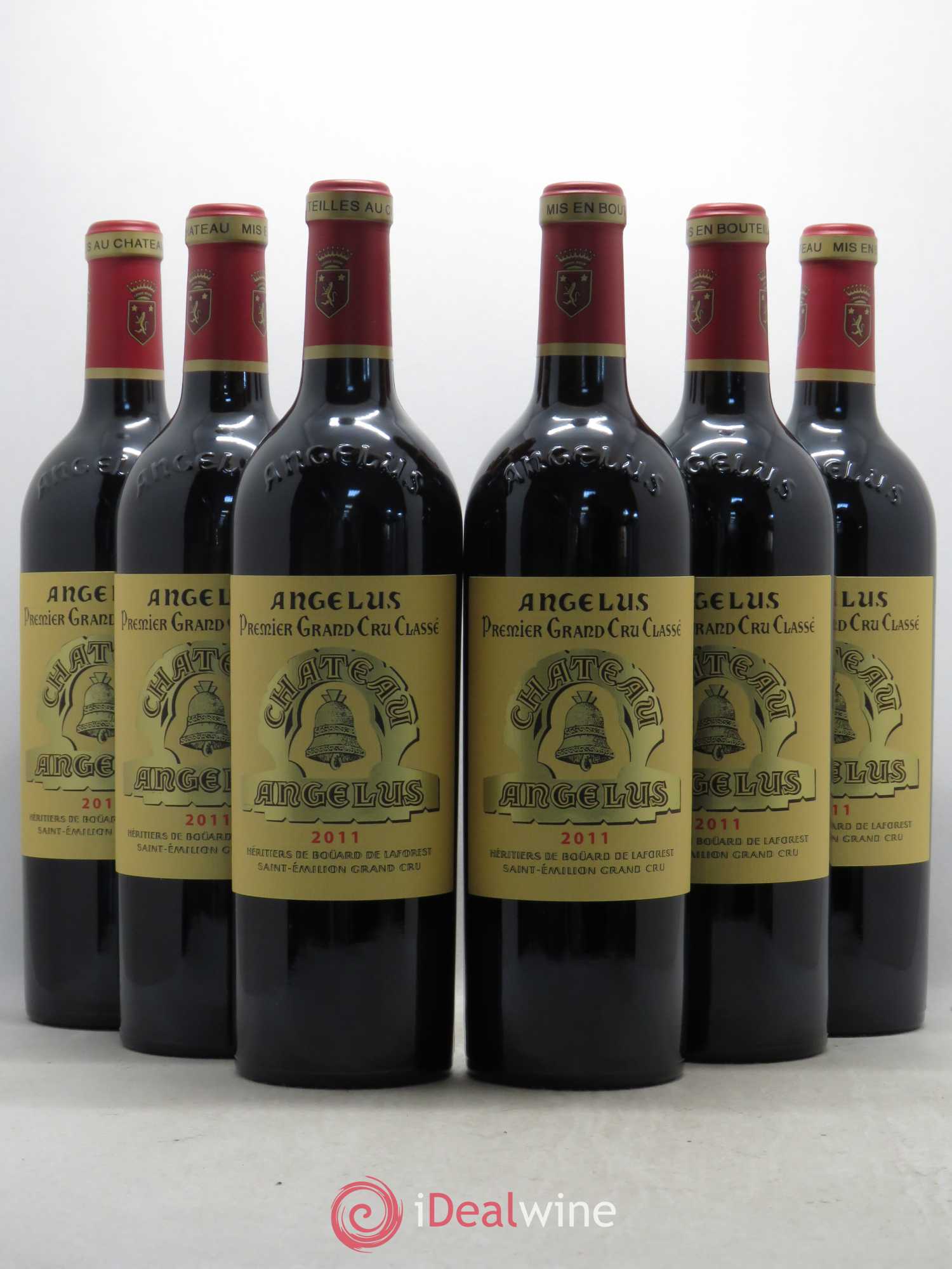 Château Angélus 1er Grand Cru Classé A 2011 - Lot de 6 bouteilles - 0