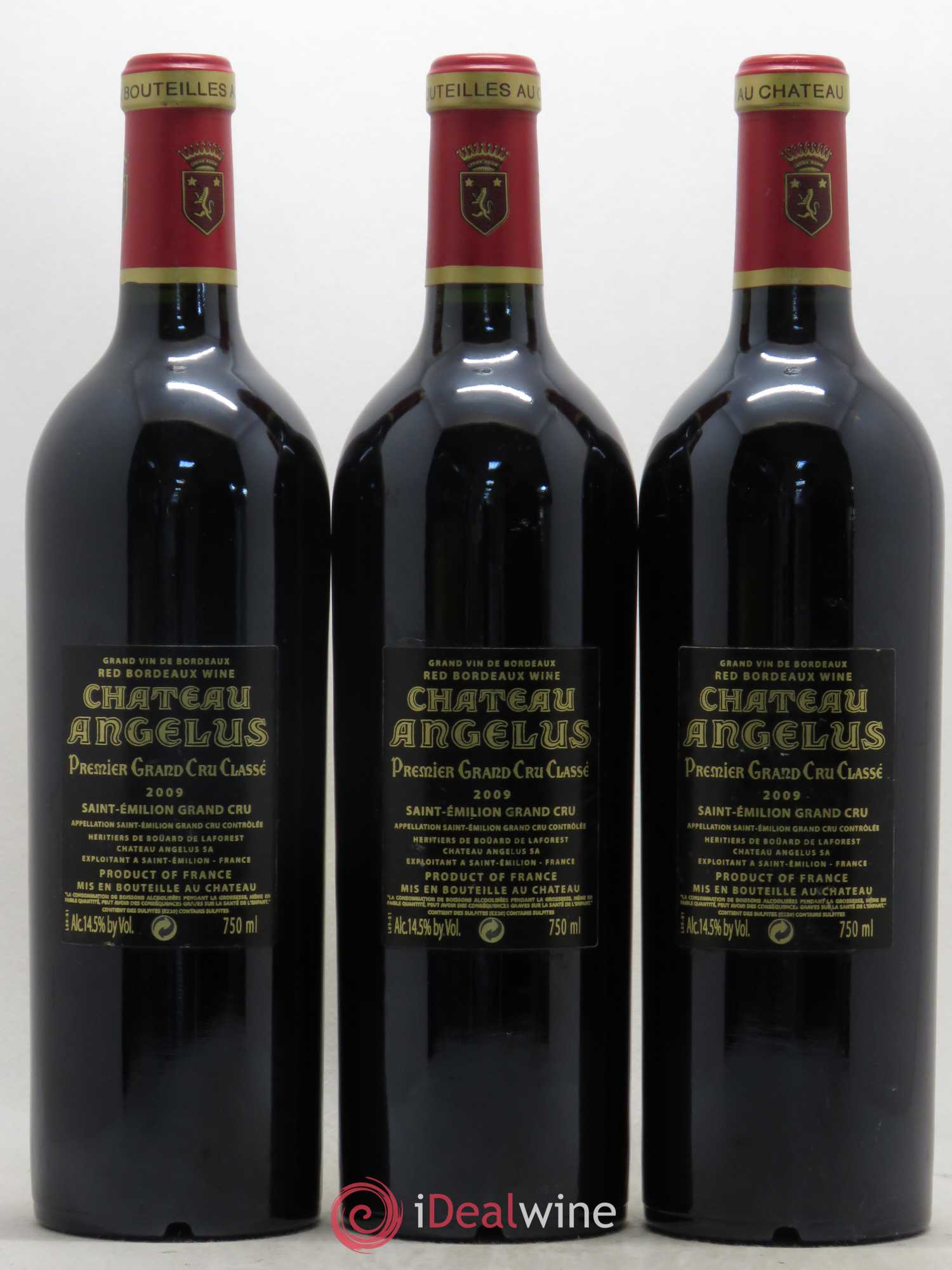 Château Angélus 1er Grand Cru Classé A 2009 - Lot de 6 bouteilles - 2