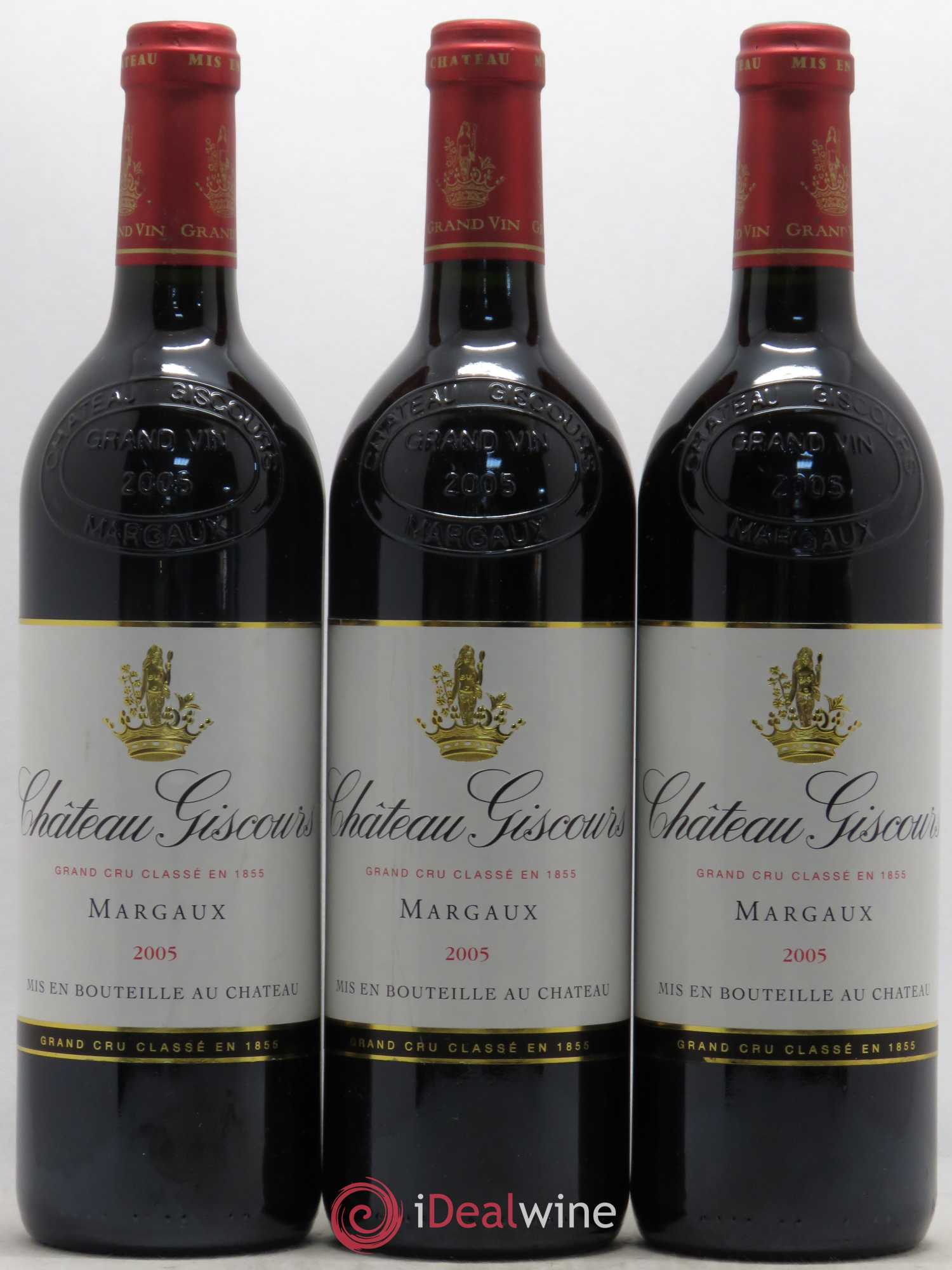 Château Giscours 3ème Grand Cru Classé 2005 - Lot de 3 bouteilles - 0