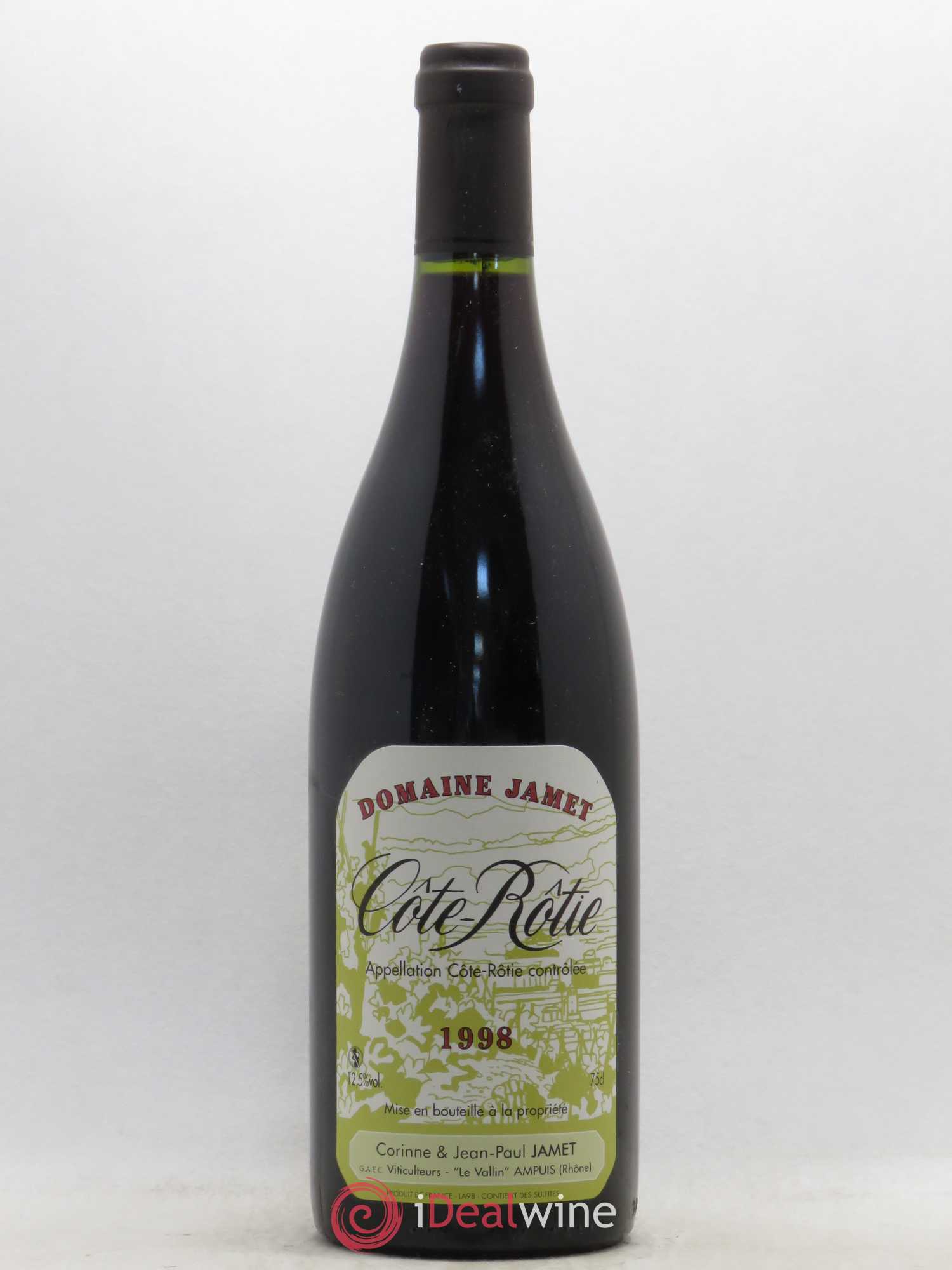Côte-Rôtie Jamet (Domaine) 1998 - Lot de 1 bouteille - 0