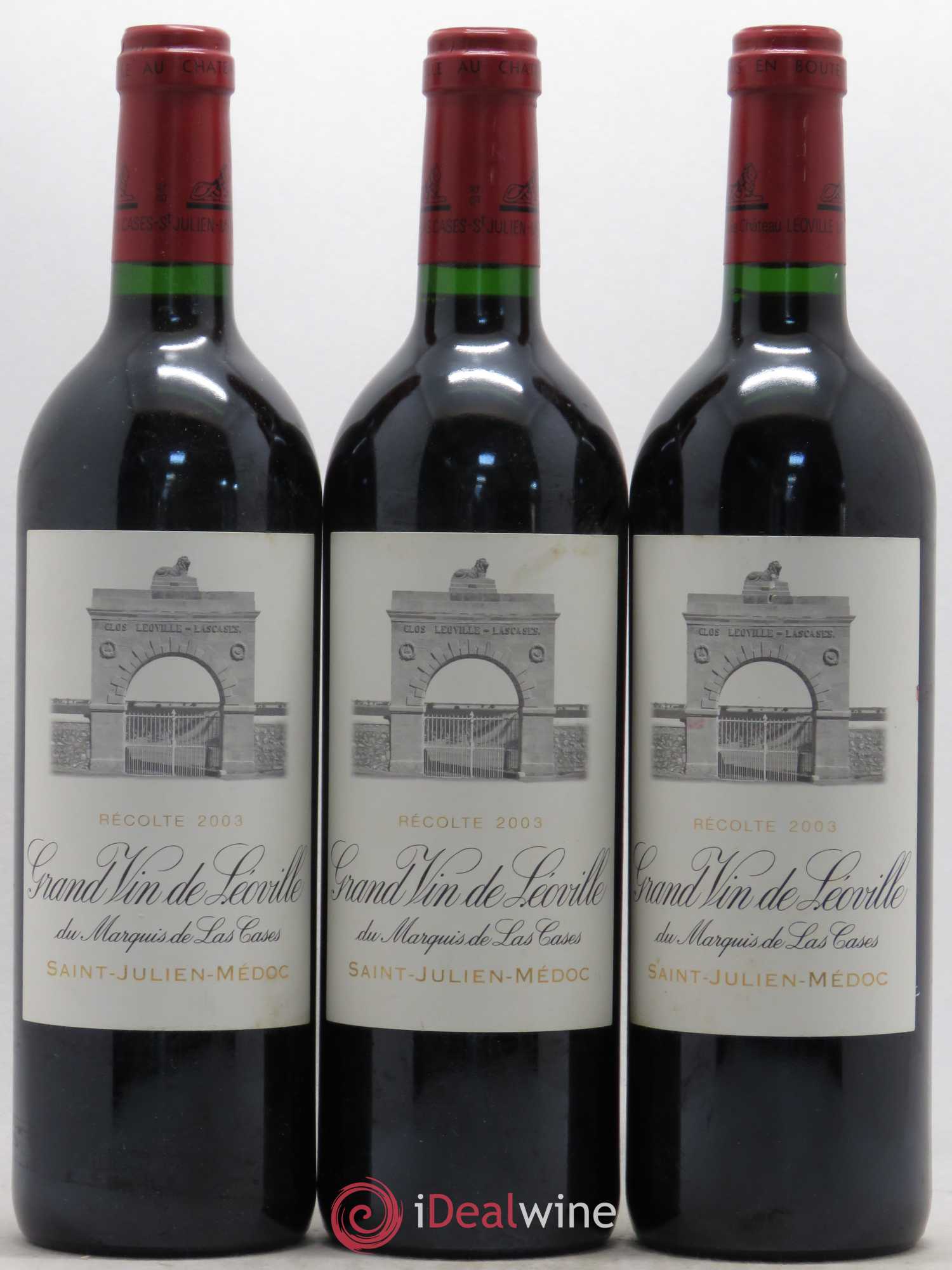 Château Léoville Las Cases 2ème Grand Cru Classé 2003 - Lot de 6 bouteilles - 2
